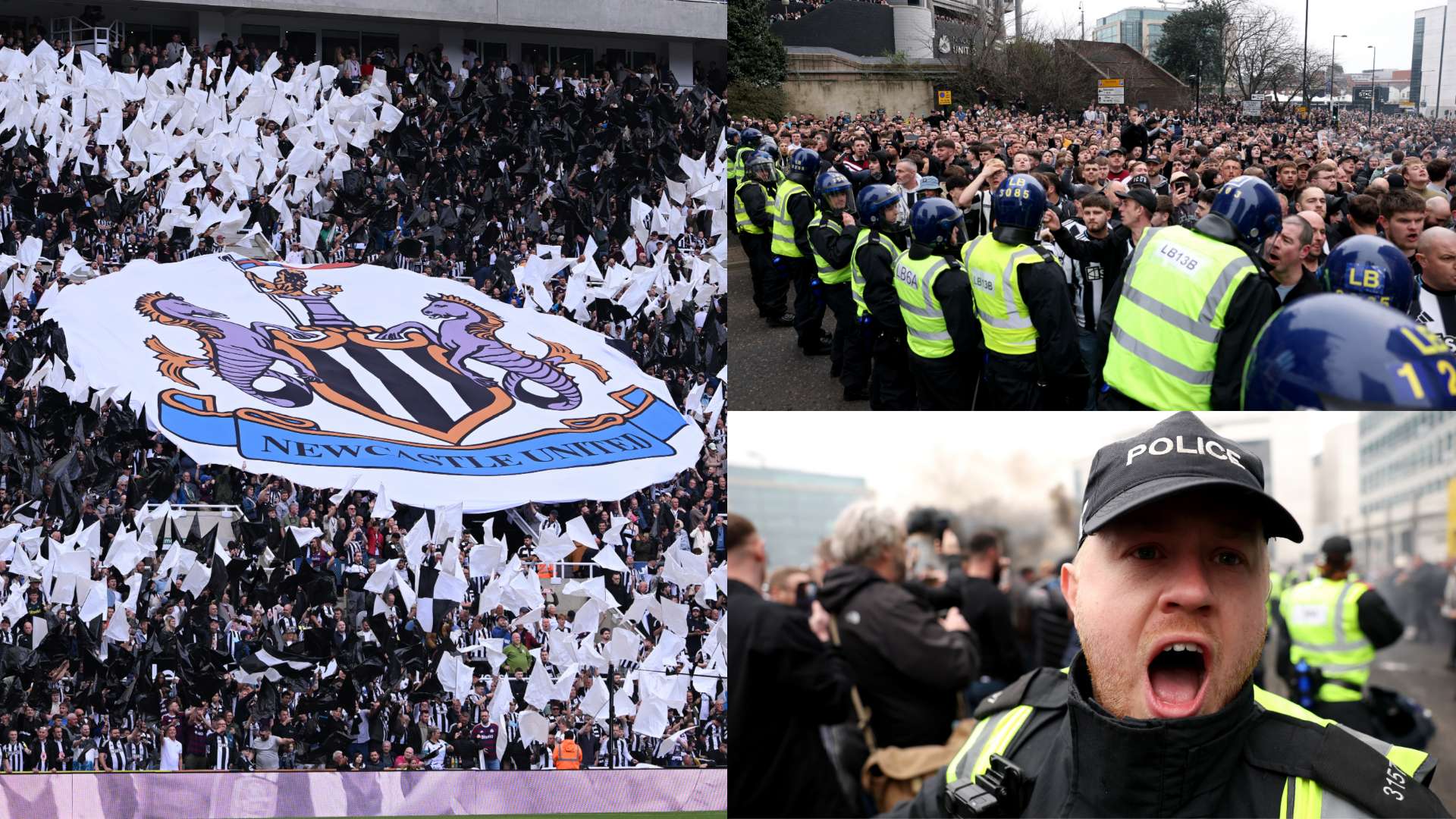 📽️ | Fights break out in ugly scenes before Tyne-Wear derby  