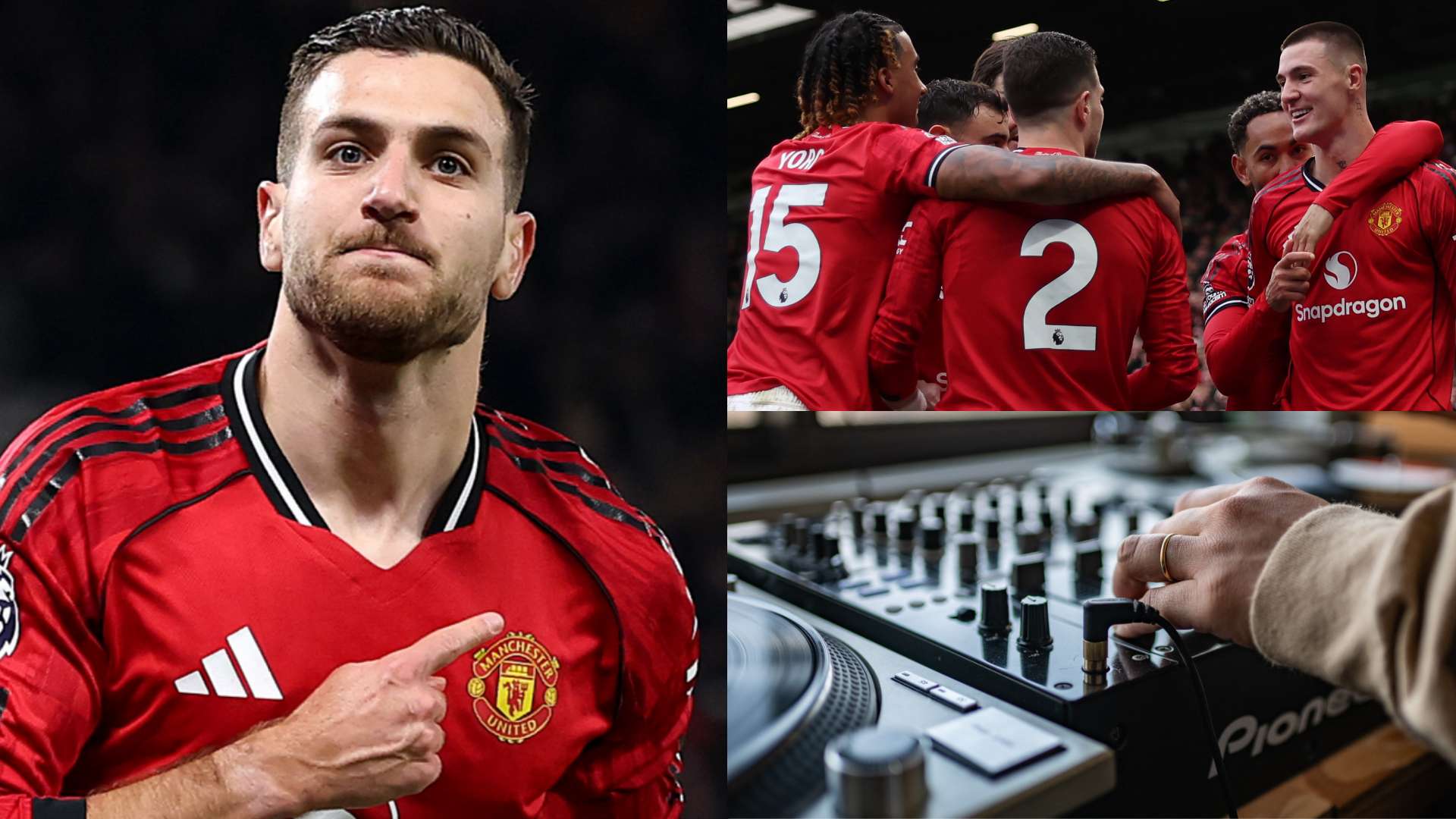 DJ Dalot! How Portuguese sets the mood in Utd dressing room  