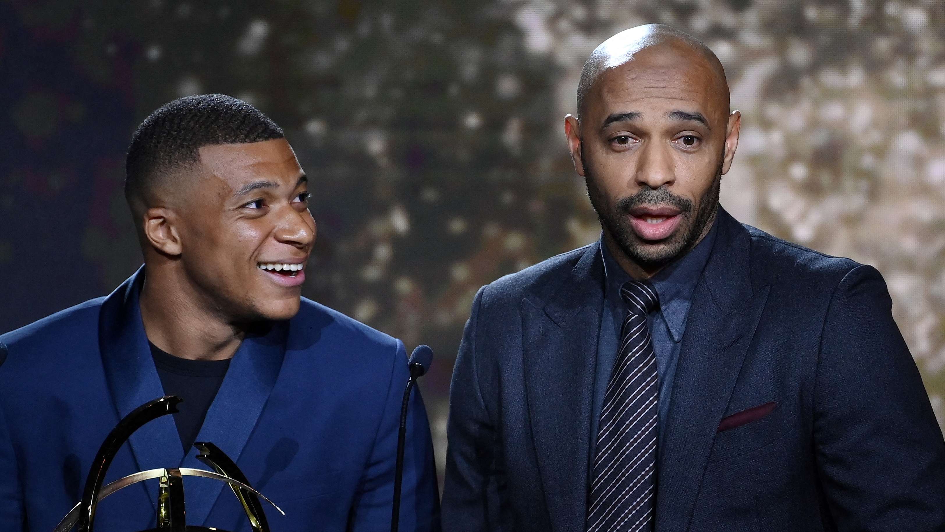 Mbappe takes 'old man' dig at Henry  