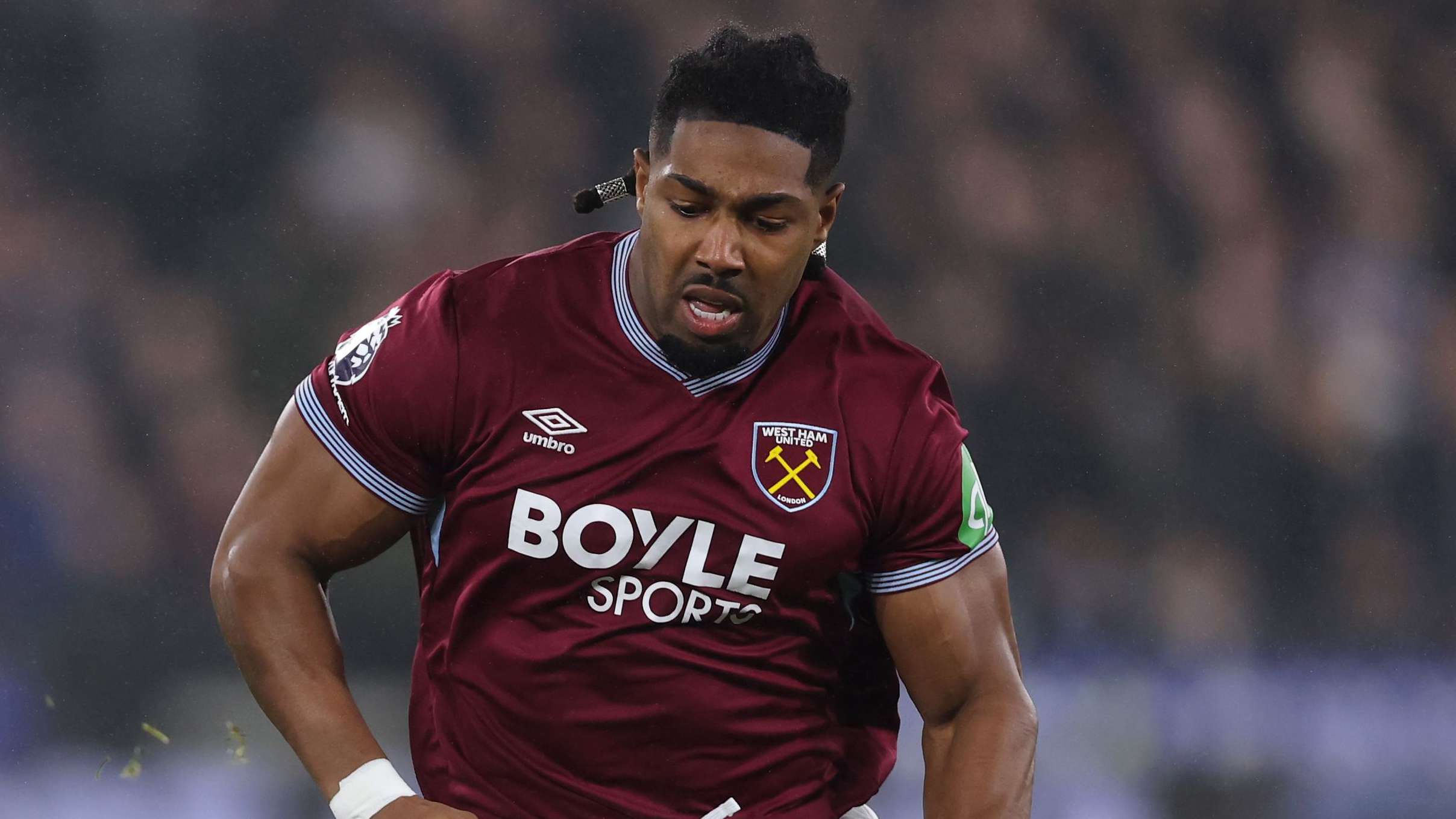 Traore in the NFL? West Ham star told he looks like 'a mini bodybuilder'  