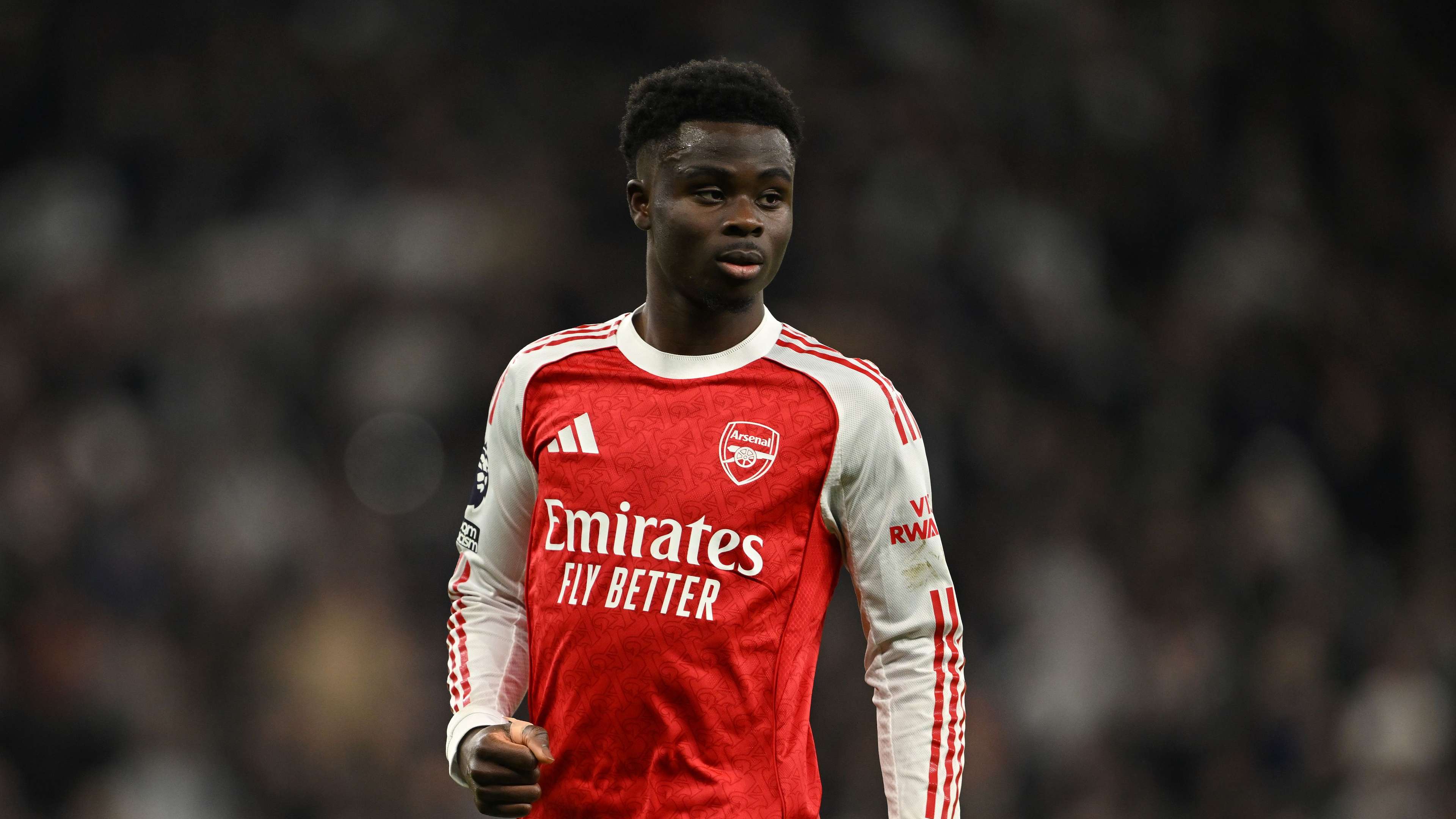 Saka tipped to challenge Kane and Rice for Ballon d'Or  