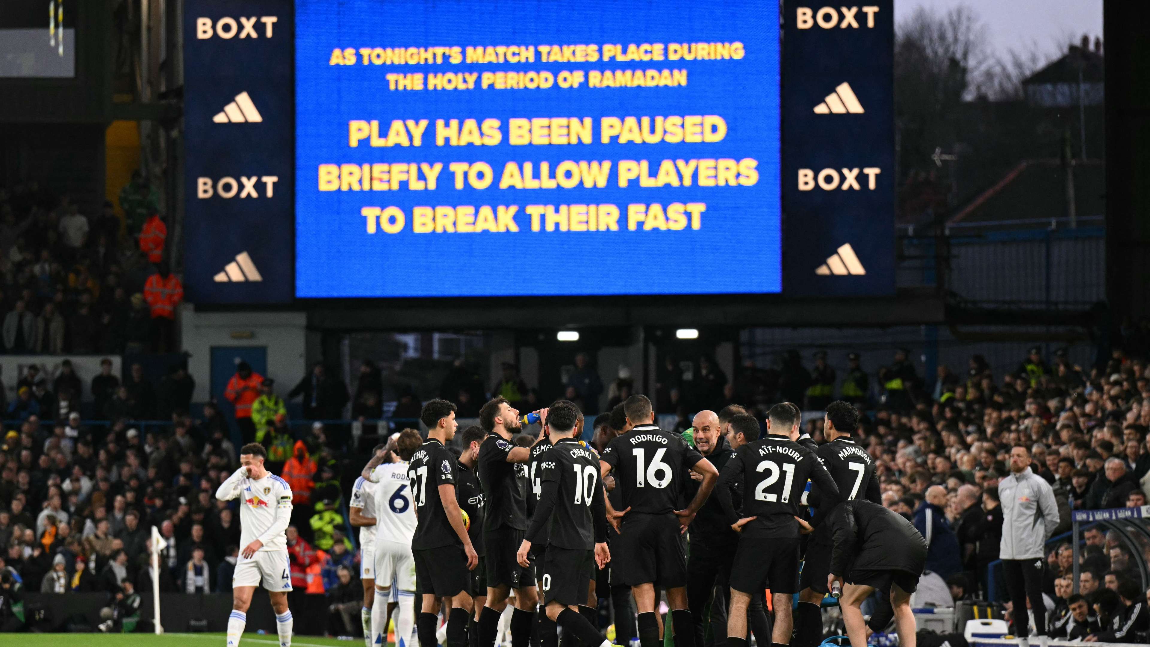 Leeds urge fans to respect Ramadan pause after booing  