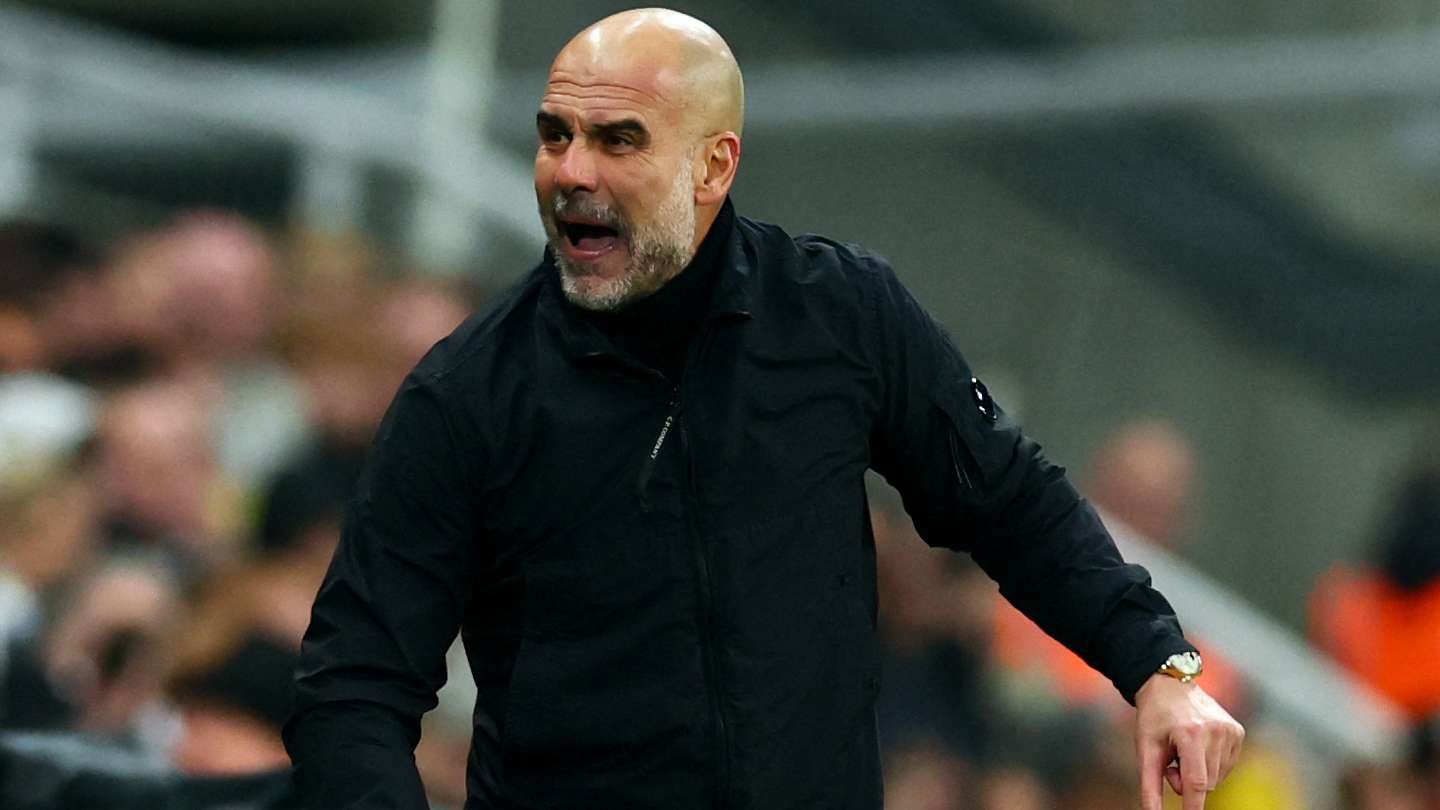 Pep jokes he could go on holiday during two-game ban  