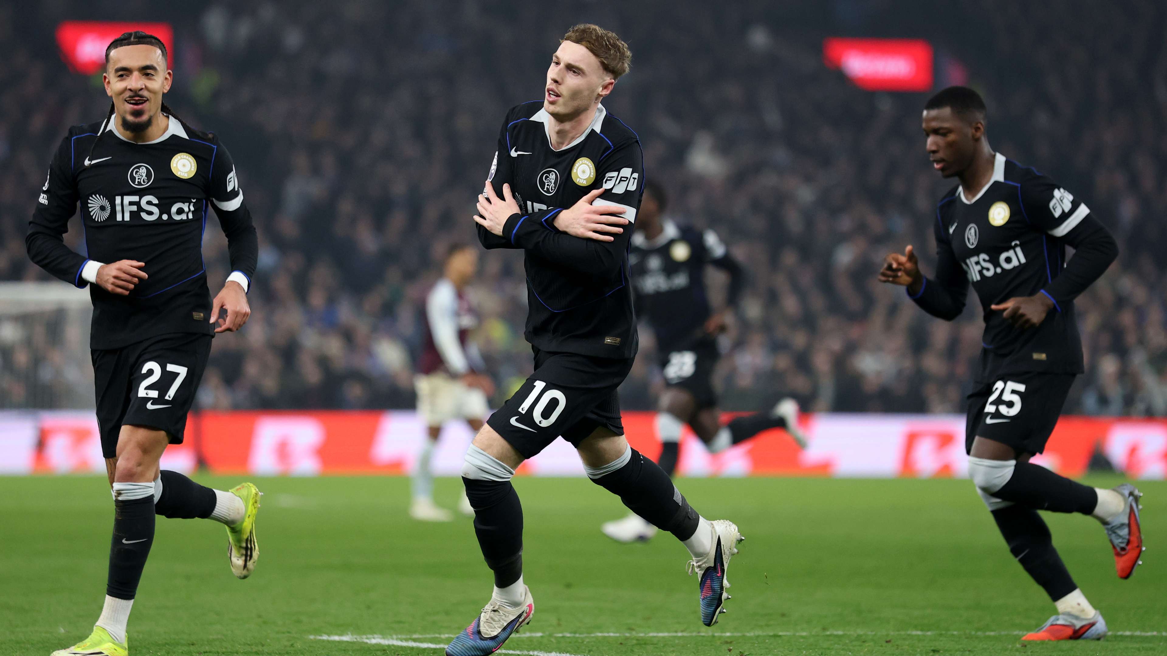 Palmer mocks Villa star's celebration & breaks unwanted record  