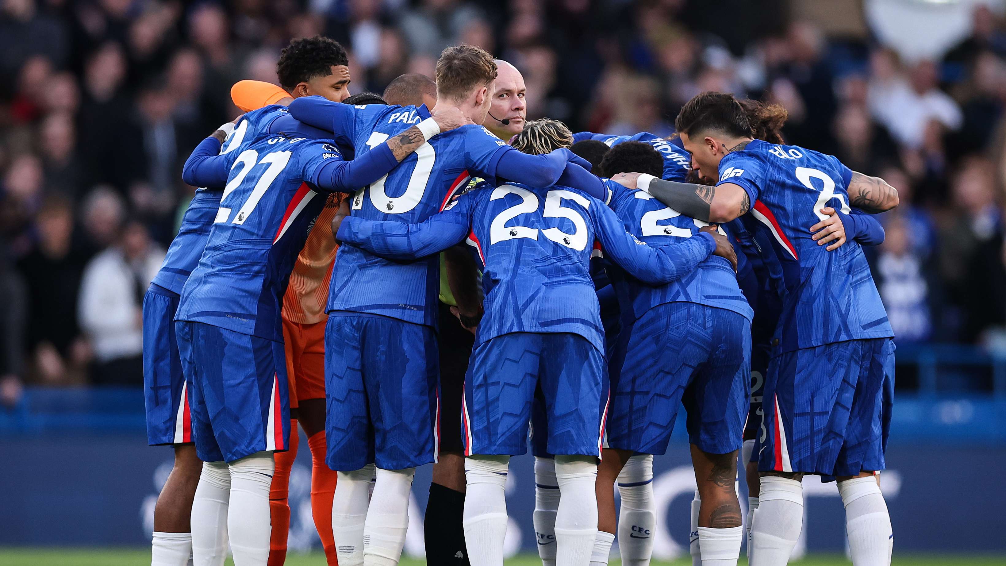 Revealed: The man responsible for Chelsea’s centre spot huddle  