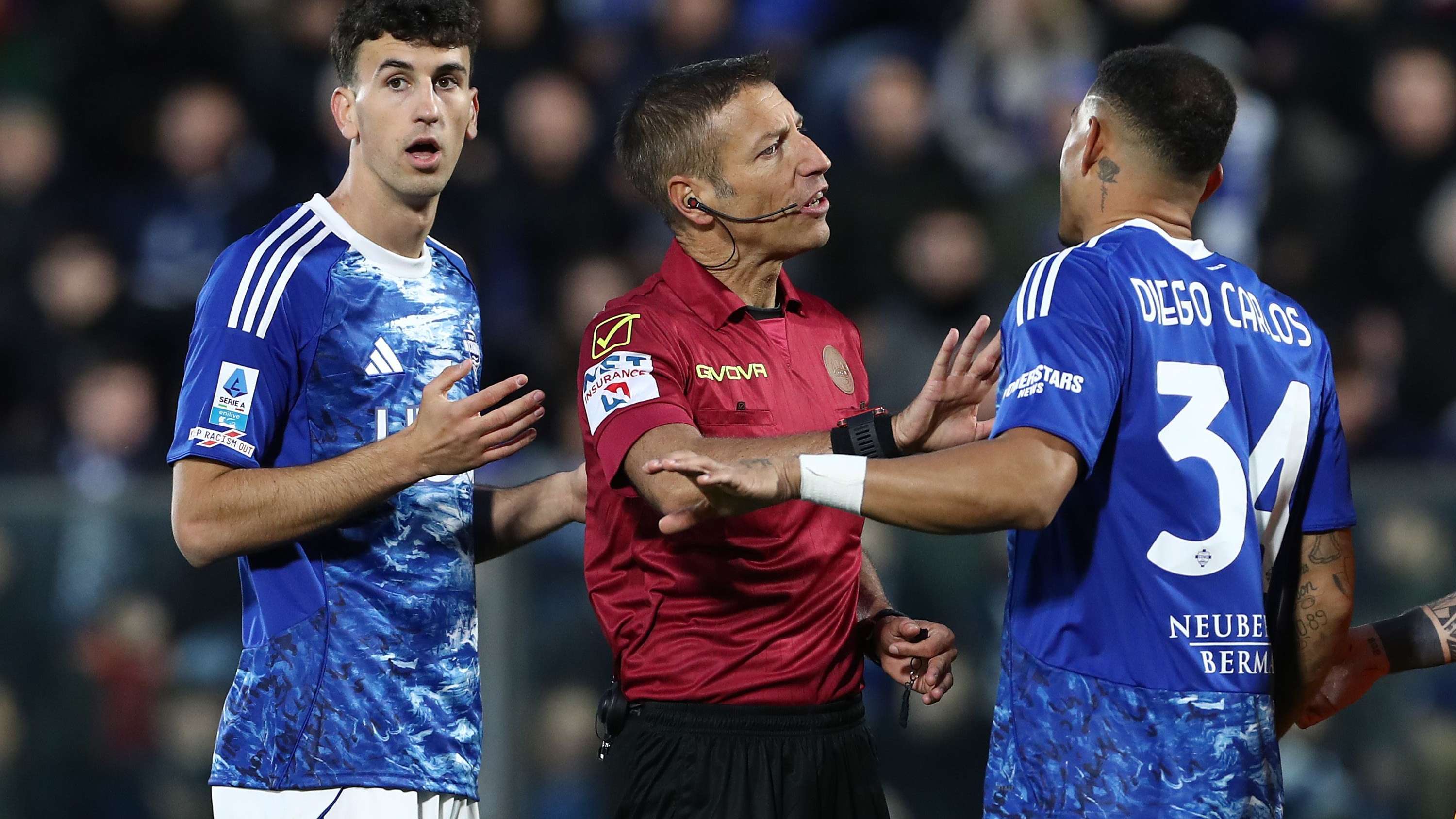 Marelli: "Wesley's sending-off? Their legs never touched; it's hard to call that a foul"  