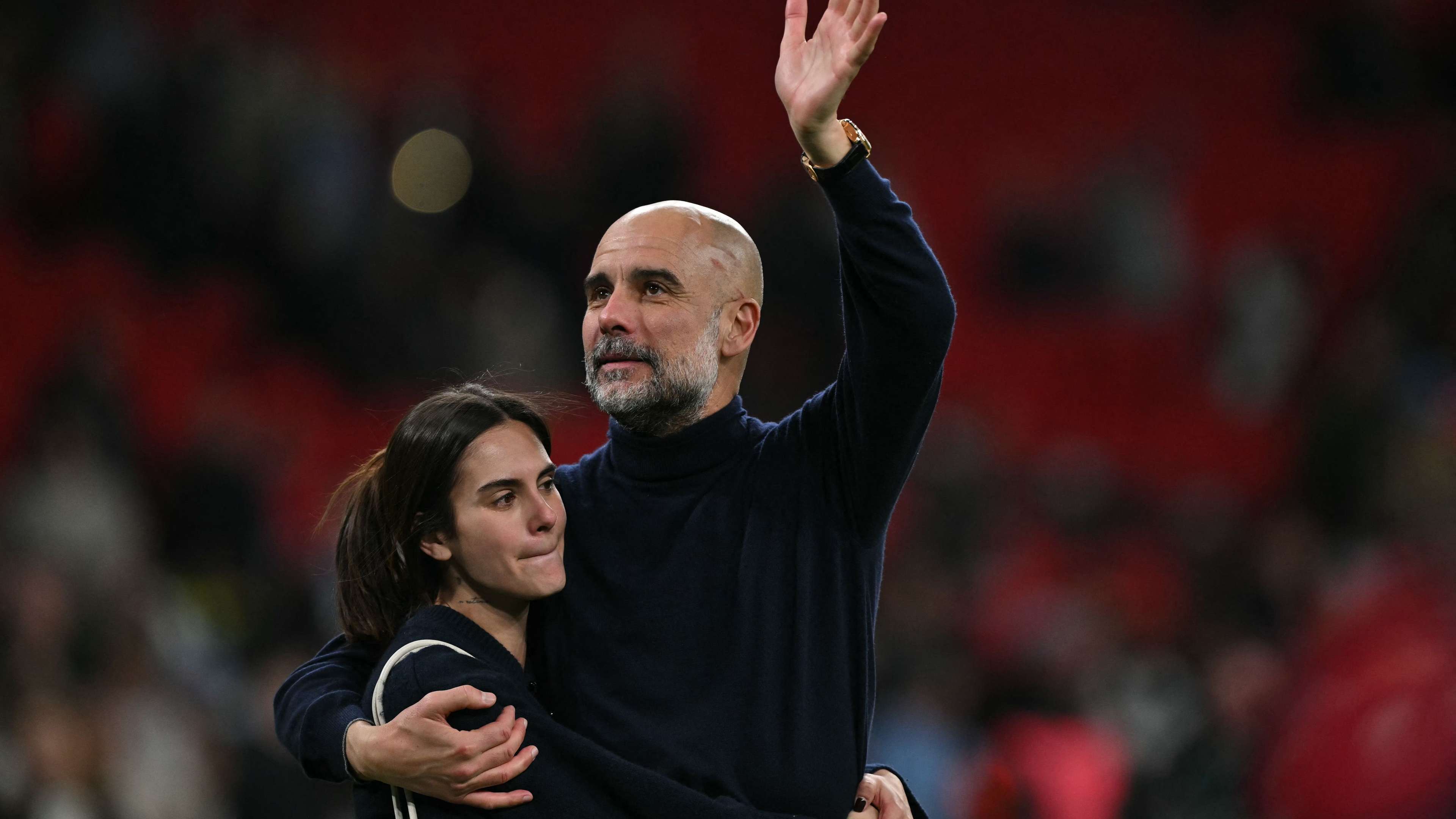 📽️ | Guardiola shares emotional moment with daughter after Cup win  