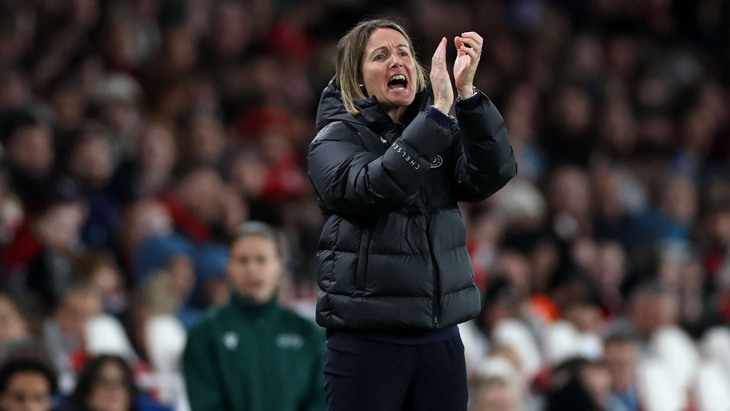 Bompastor: Refereeing 'not good enough' in Chelsea's UWCL defeat to Arsenal  