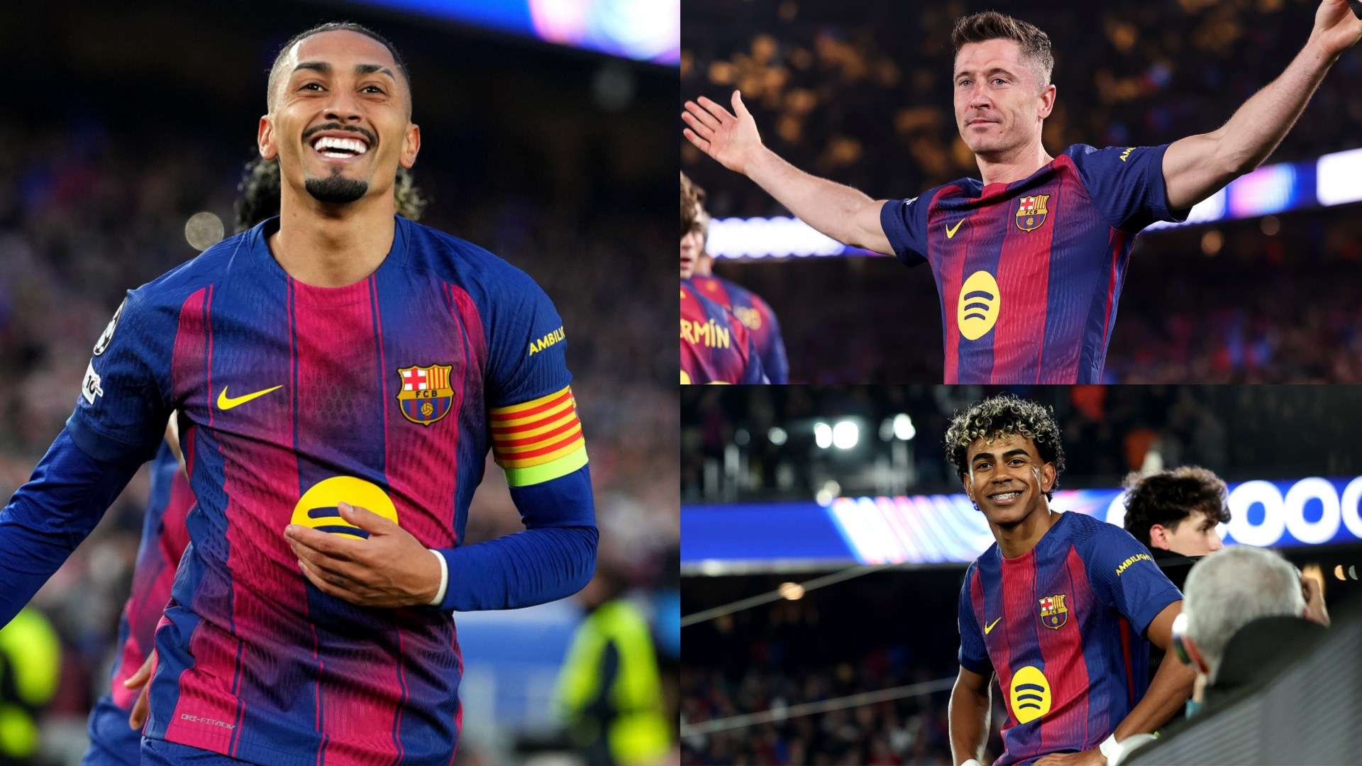 Red-hot Raphinha leads the way as Barca run riot  