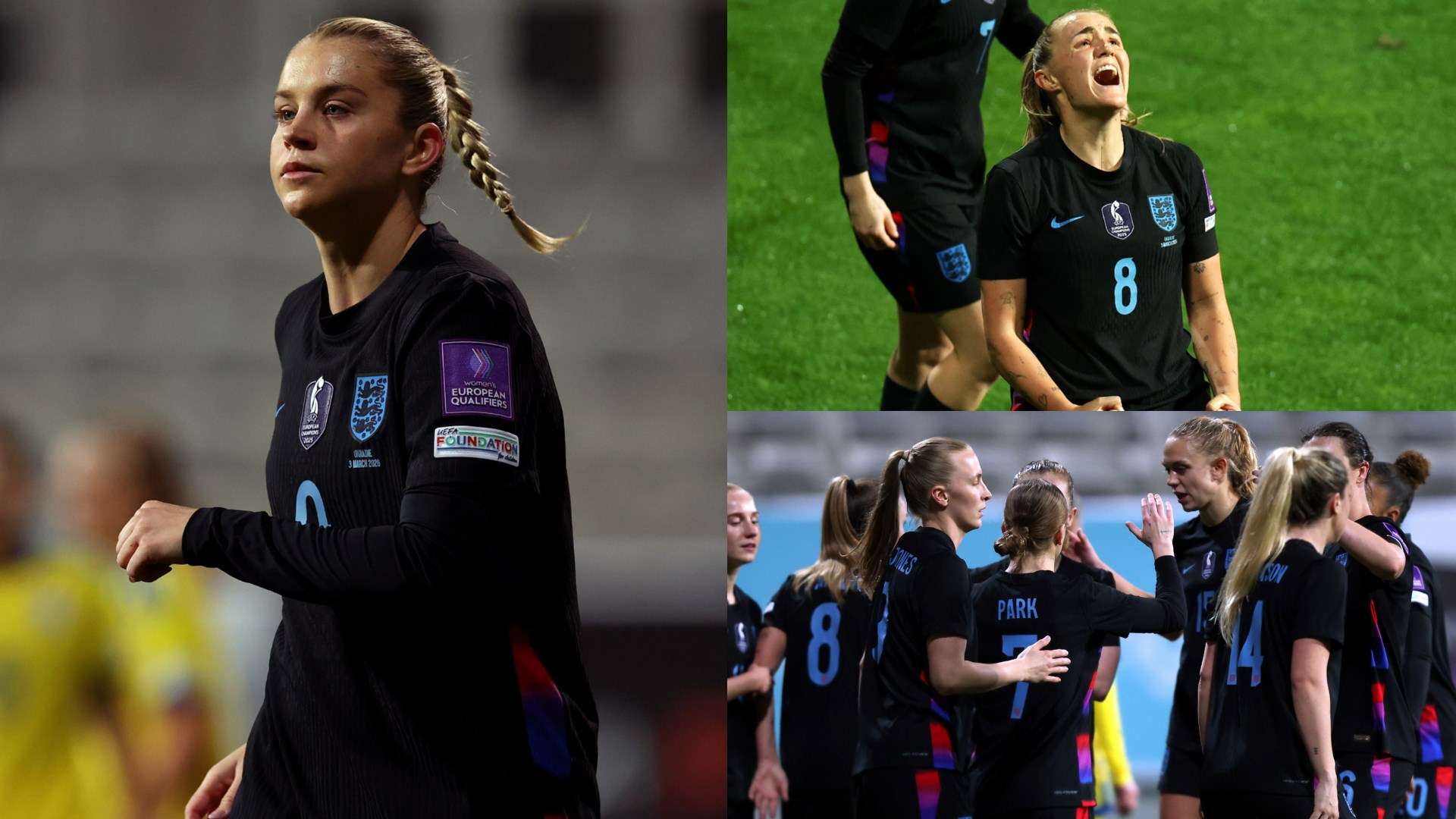 Russo, Stanway & Park lead Lionesses in six-goal blitz  