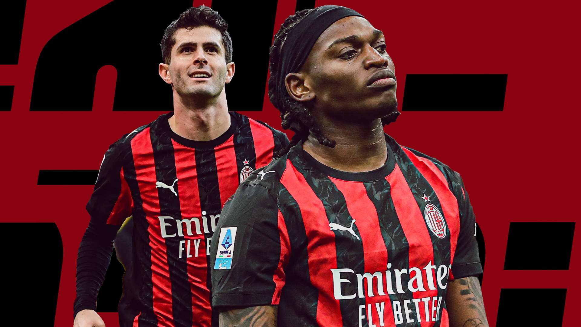 Milan: Leao and Pulisic face off – a handshake  