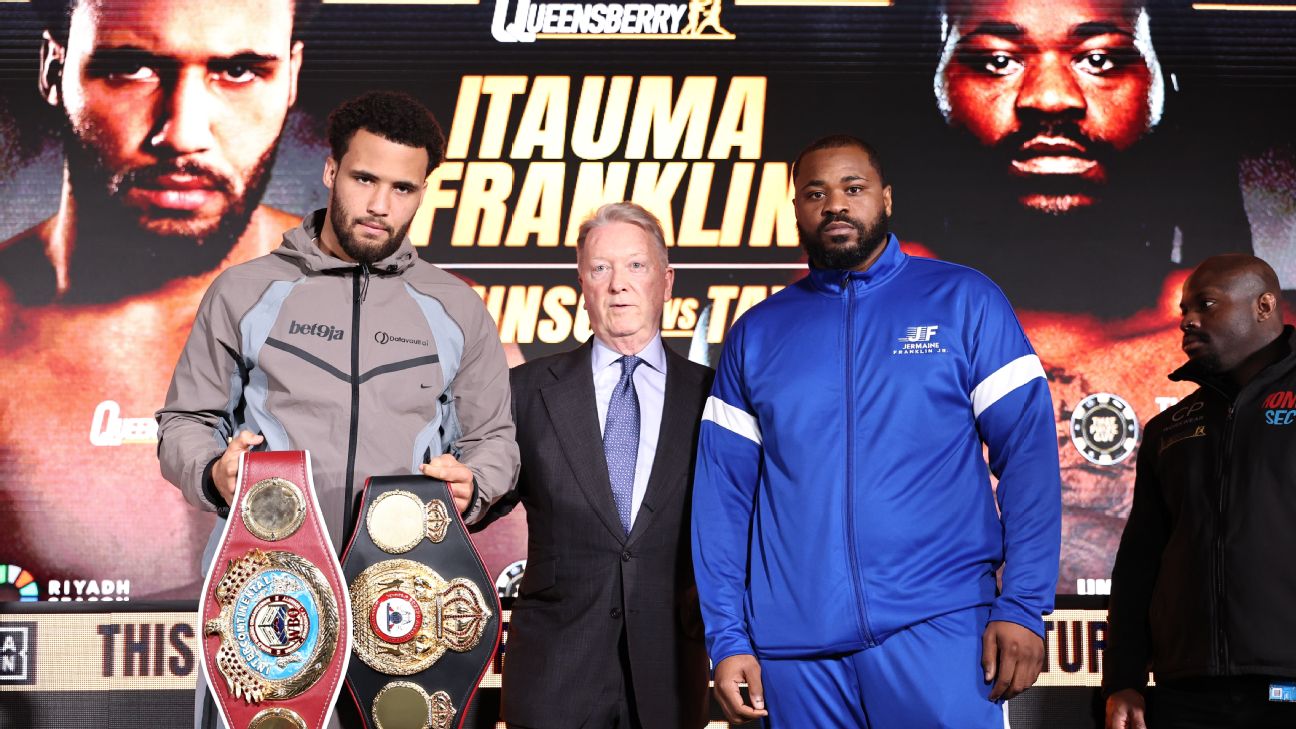 Moses Itauma vs. Jermaine Franklin Jr. LIVE: Latest updates from heavyweight clash  