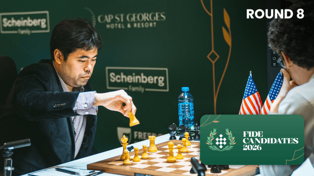 Caruana Falls To Nakamura, Caught By Giri; Divya Shocks Muzychuk  
