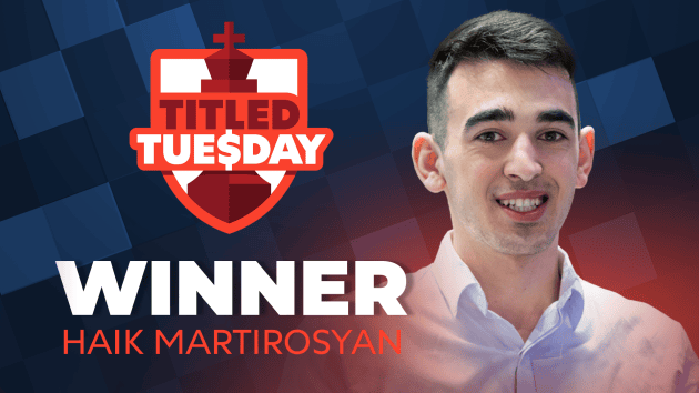 Martirosyan Joins List Of Titled Tuesday Winners  