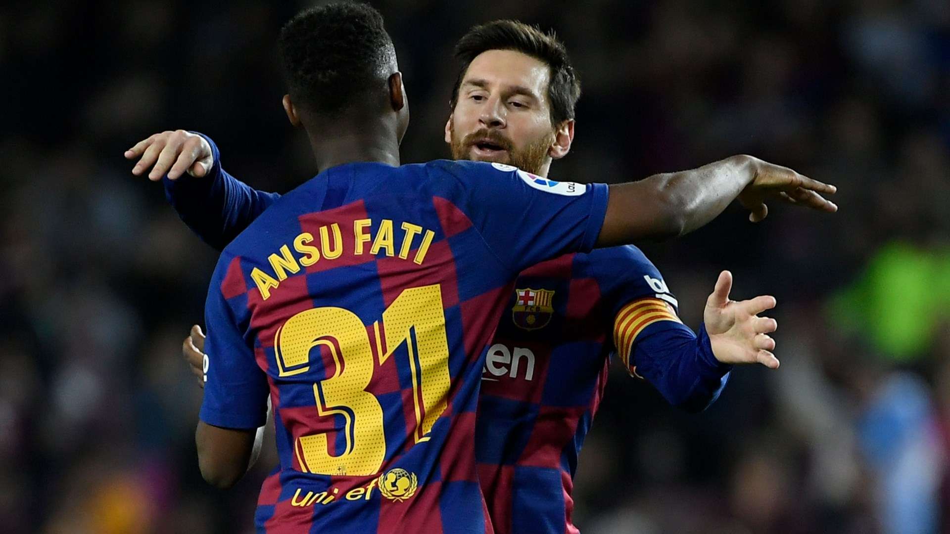 Ansu admits ‘playing against Lionel Messi was crazy’  