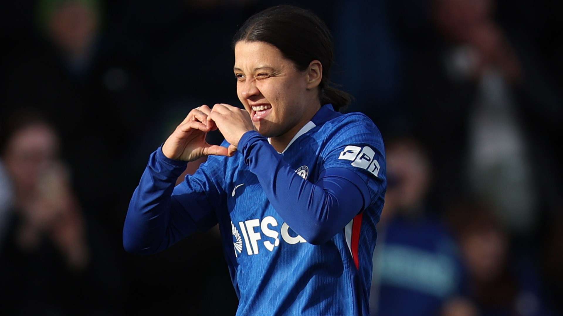 Two-goal Kerr matches Chelsea record in WSL thrashing of Everton  