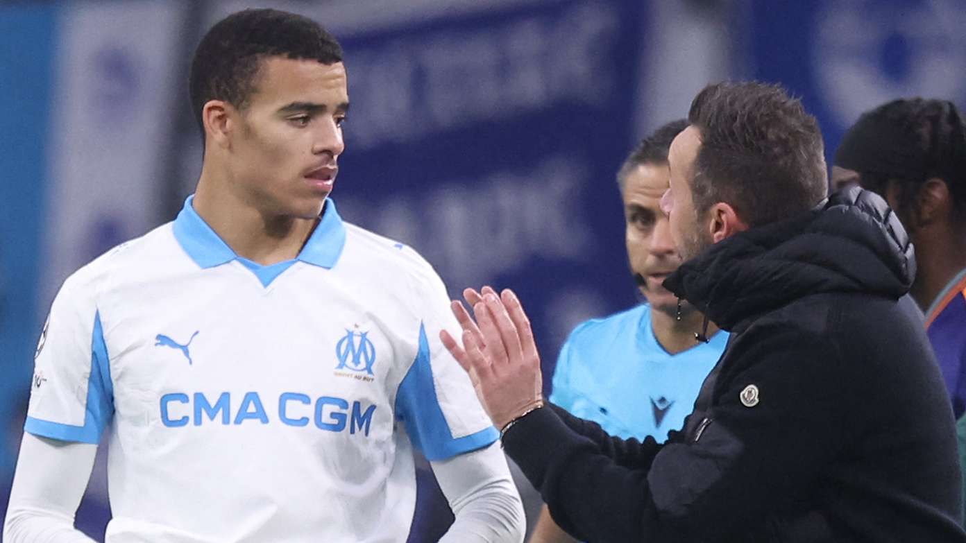 Marseille boss quizzed on Greenwood after De Zerbi apology  