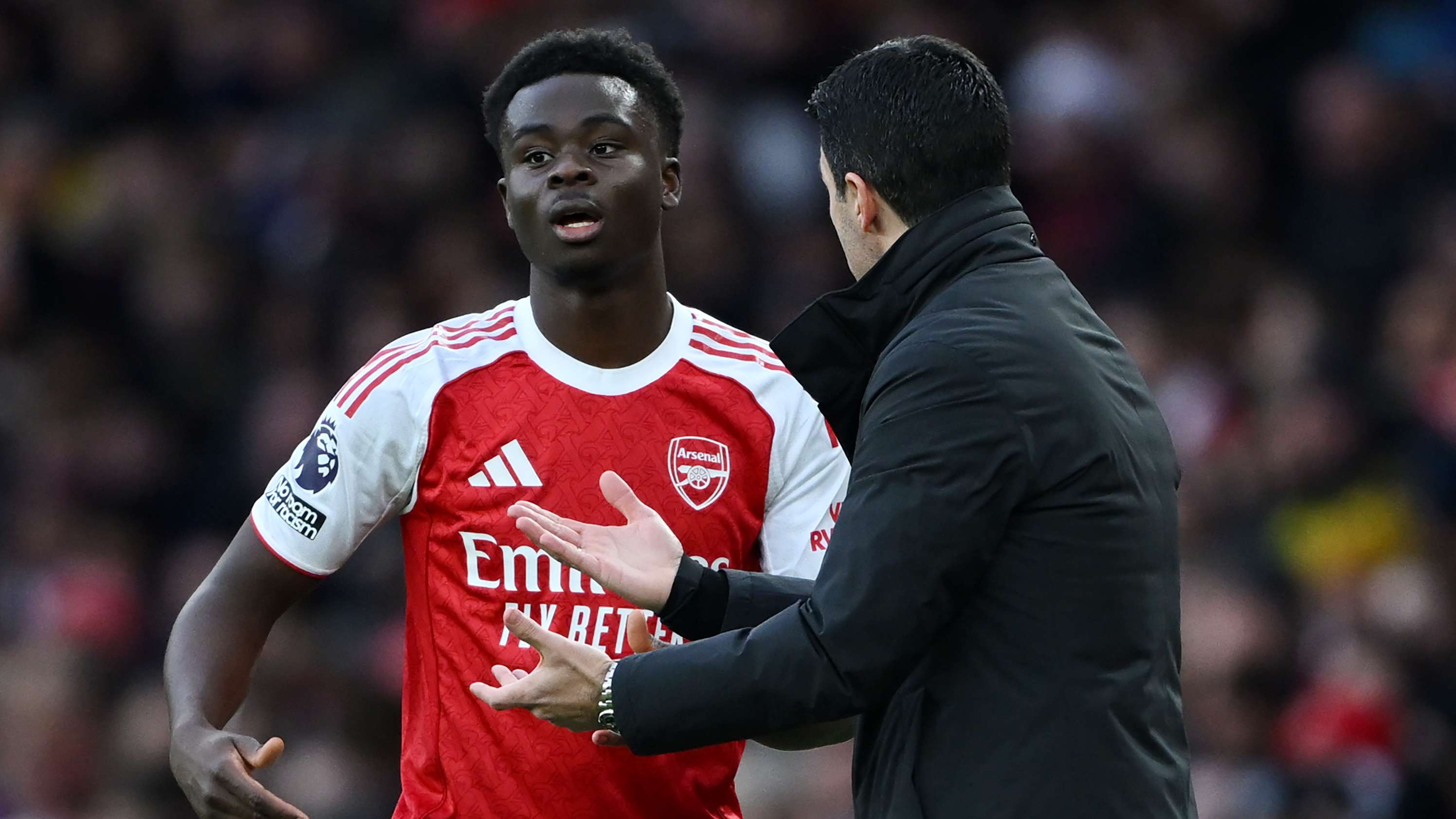 Arteta urges Saka to deliver for Arsenal following injury return  