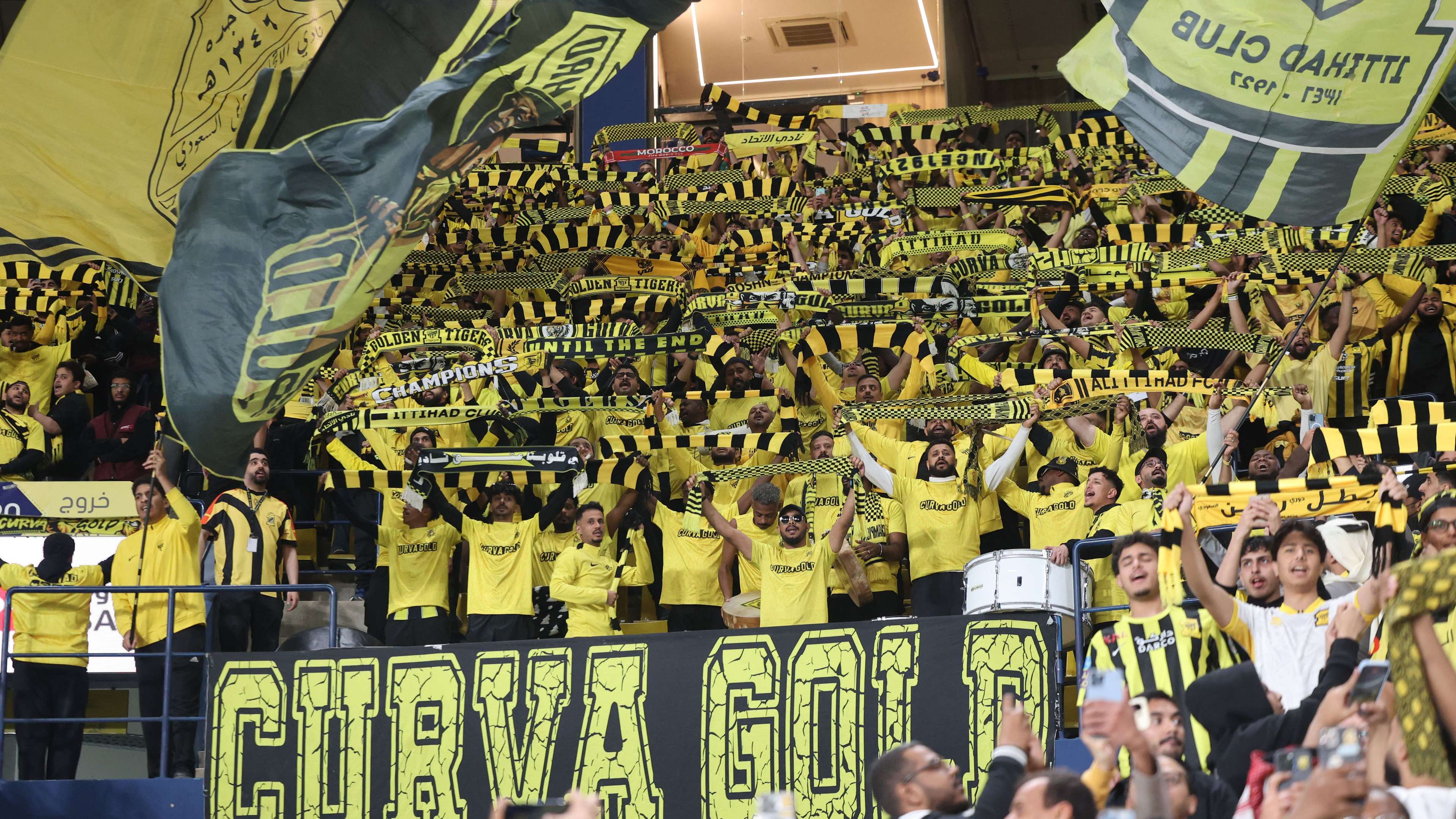 Video: Despite recent setbacks, Jeddah United supporters are making headlines before the club’s Asian adventure  