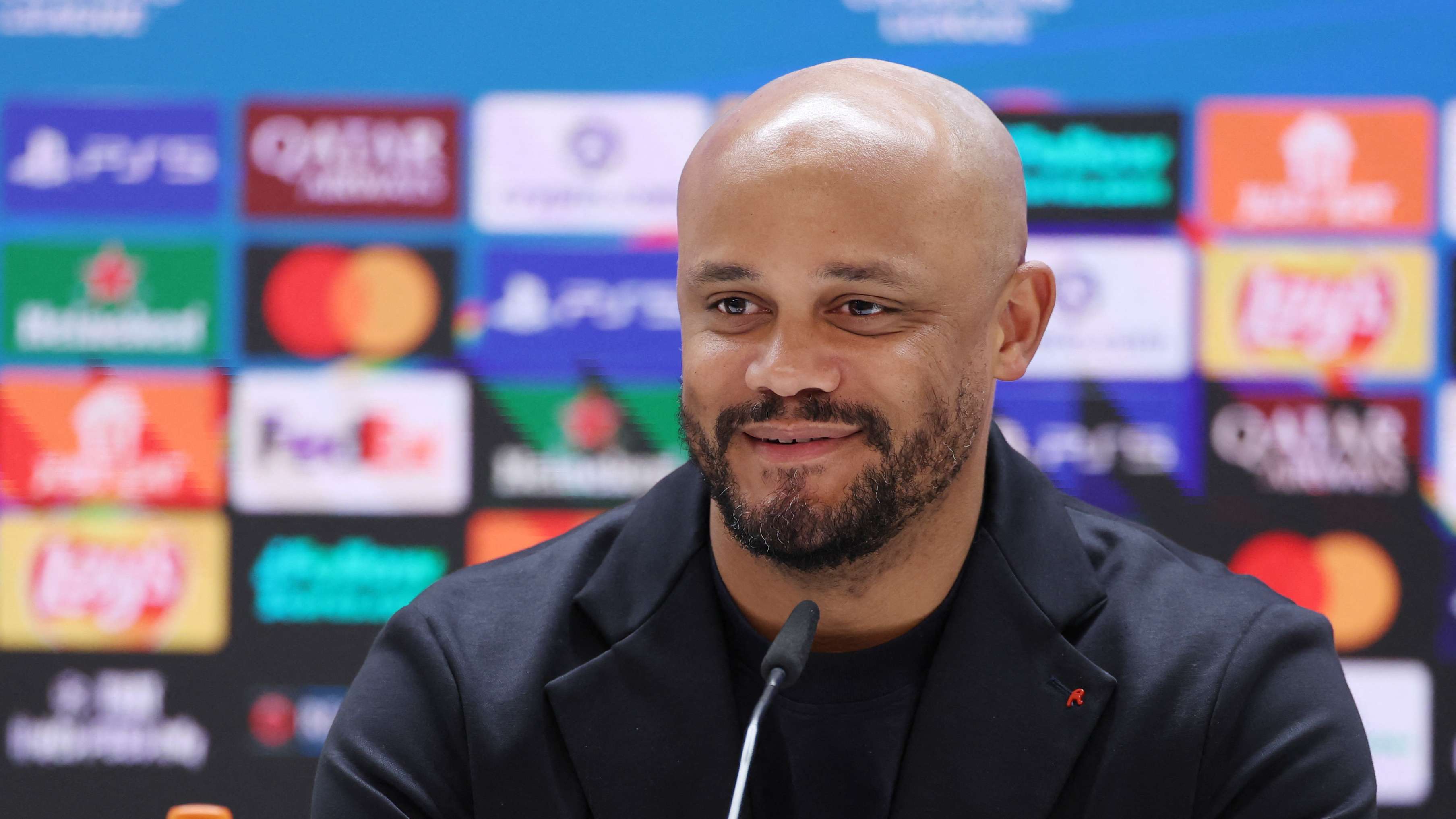 In pictures: Bayern stars surprise Kompany after the Real Madrid clash  
