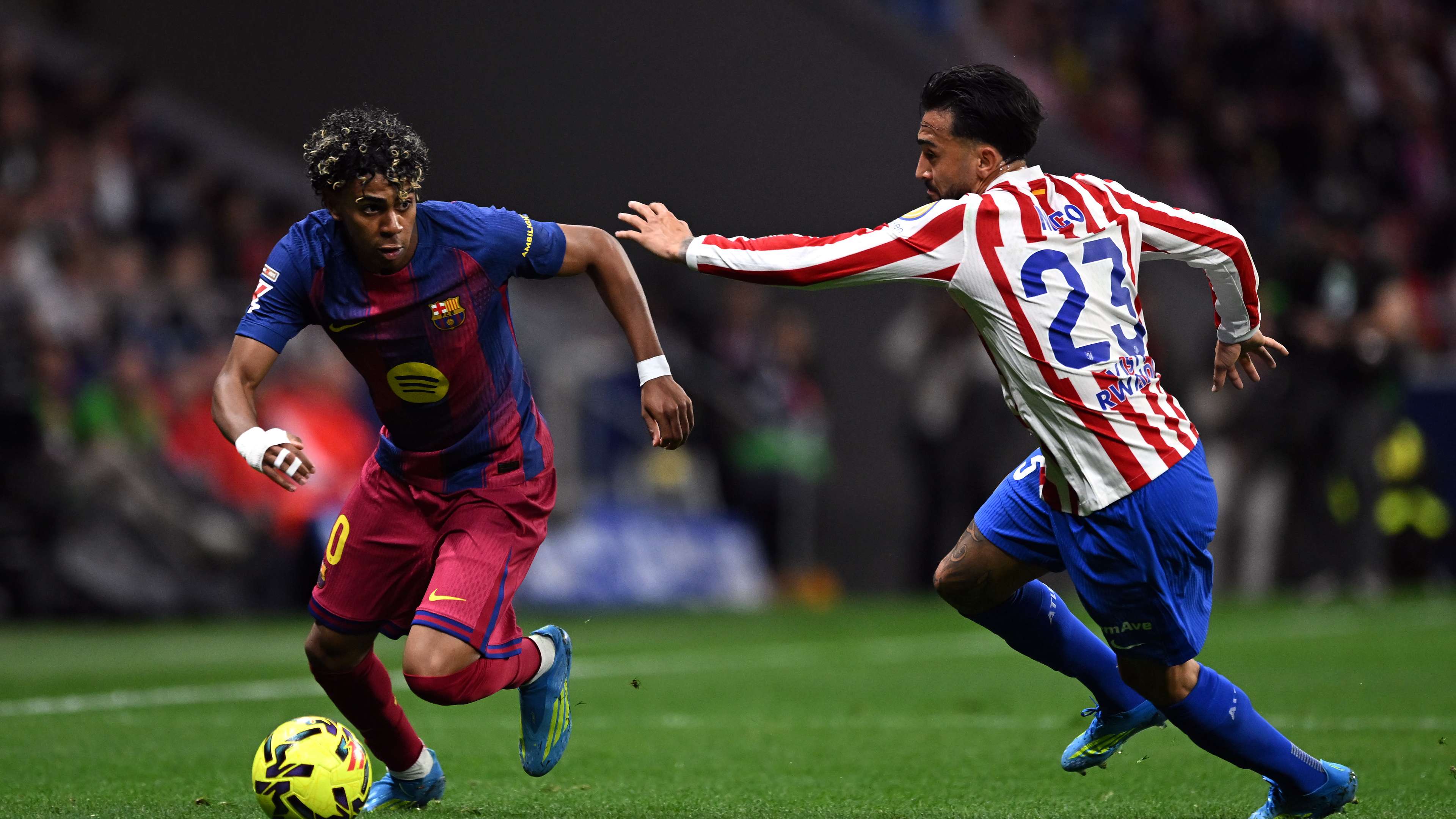 A battle of the records… Yamal threatens Haaland’s throne in the clash against Atlético  