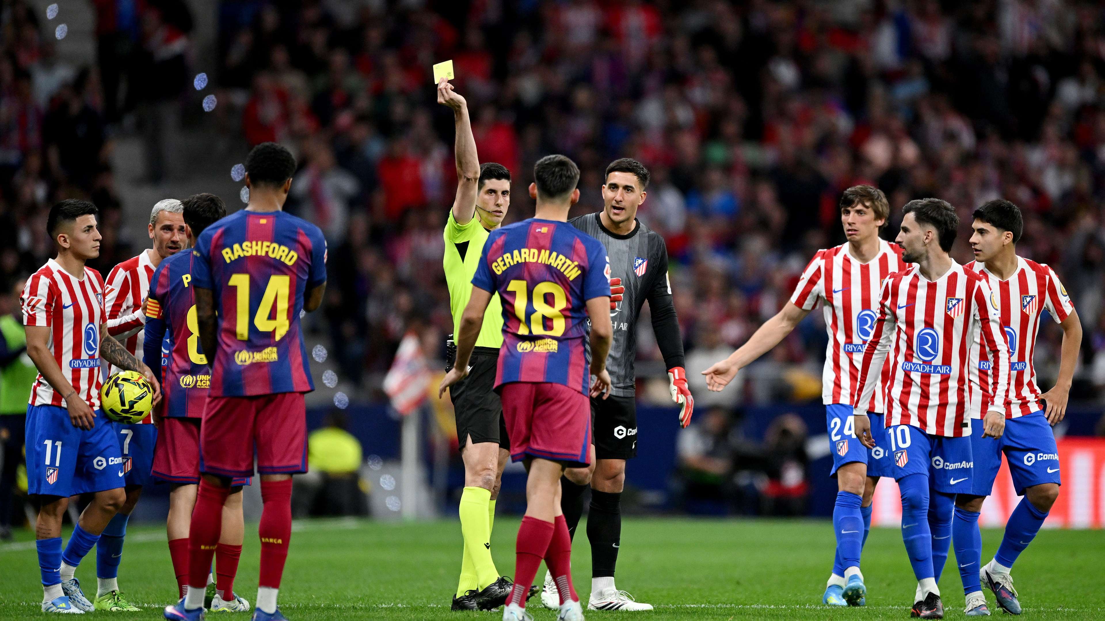 Following the Gerard Martin incident, Atlético Madrid accuses the Referees’ Committee of bias  