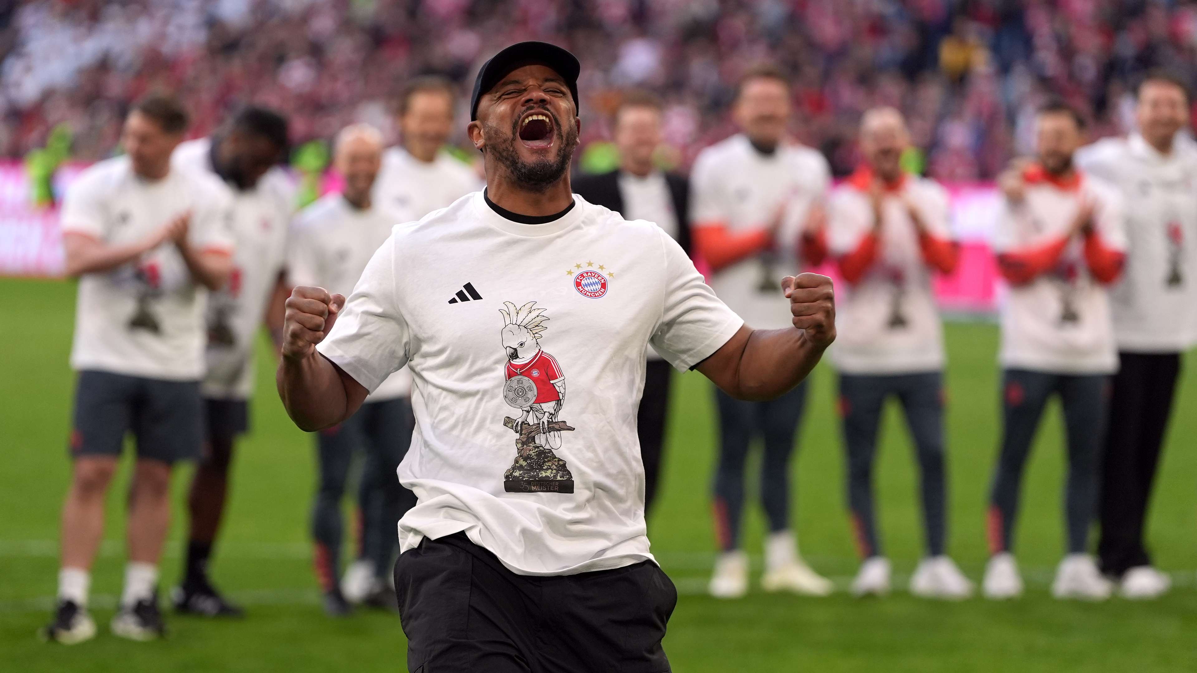 Celebrating without the championship trophy: Bayern are at it again  