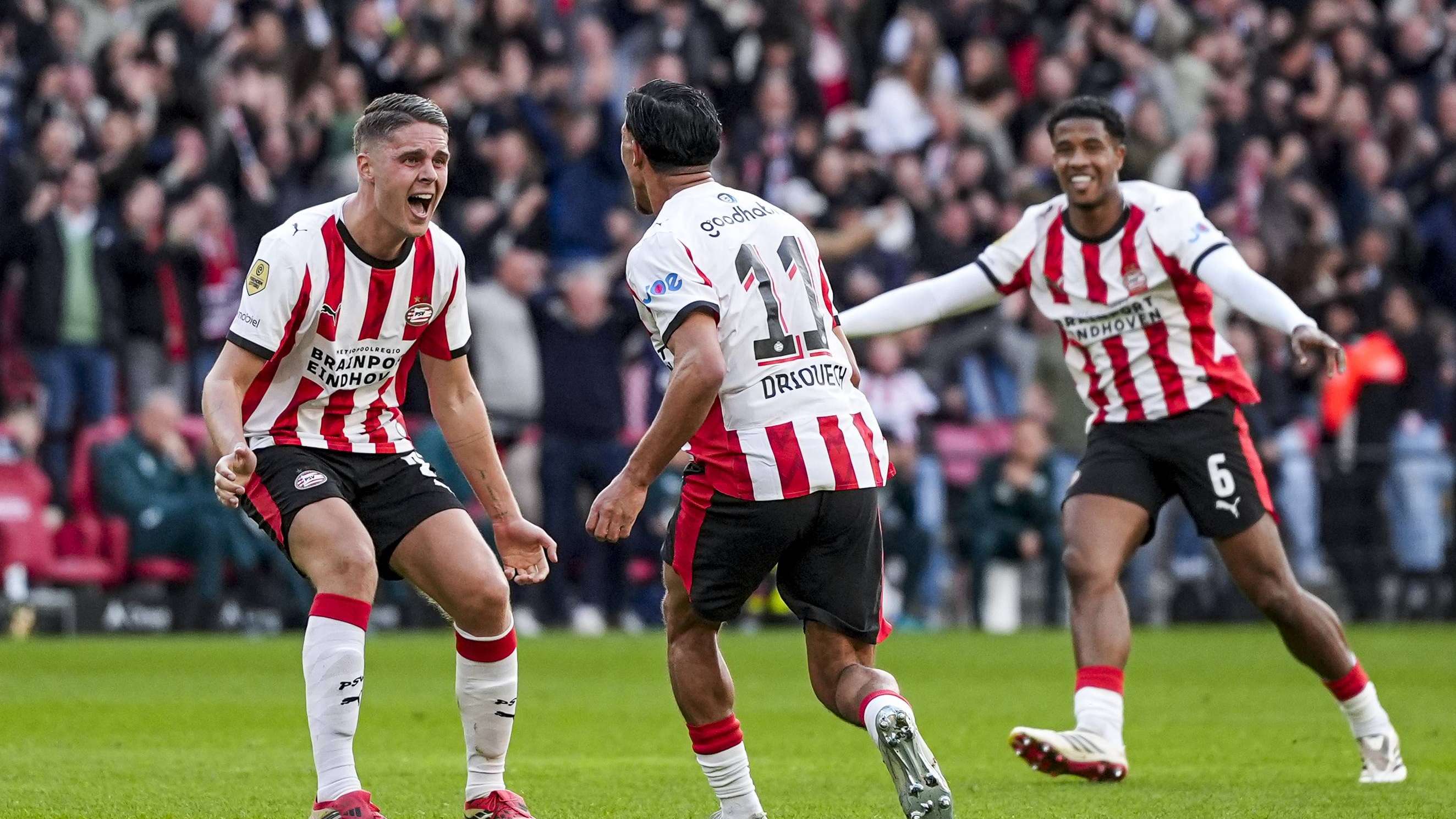 PSV officially crowned national champions: Eindhoven side top the Dutch league for the 27th time  