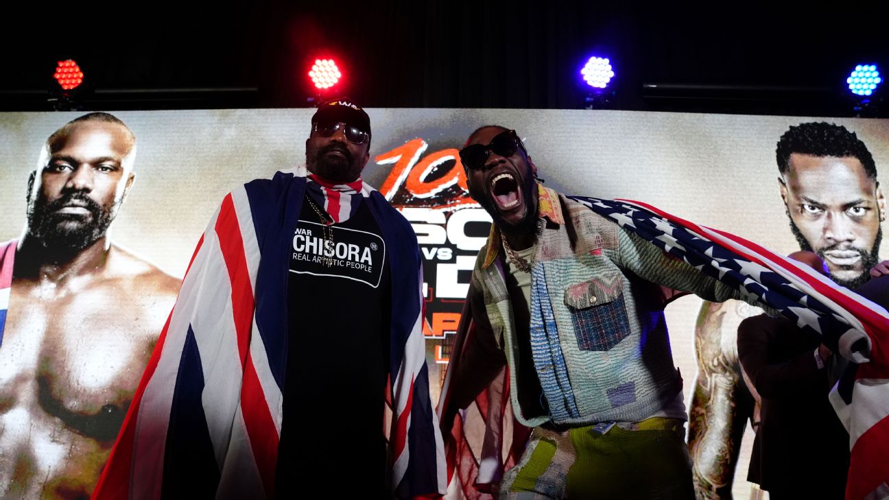 Derek Chisora vs. Deontay Wilder LIVE: Latest updates from heavyweight showdown  