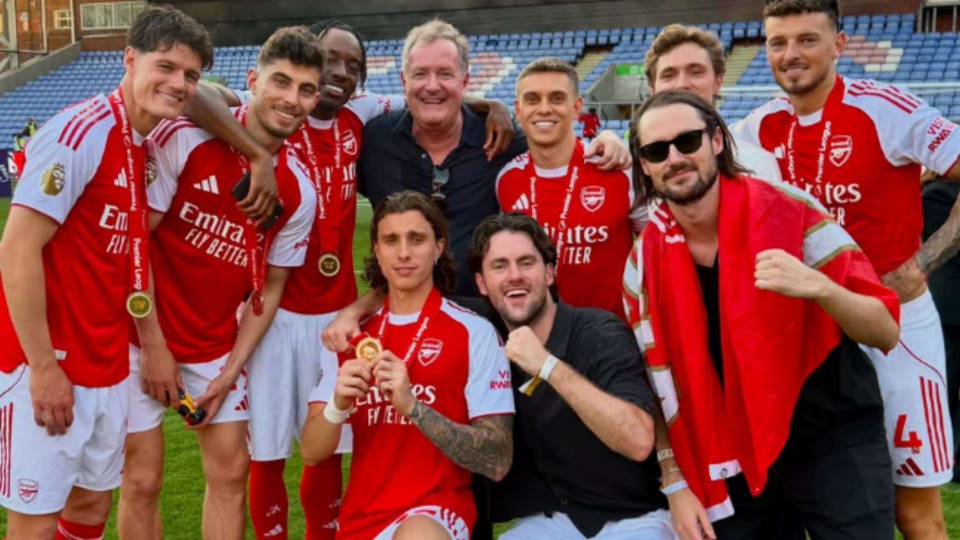 Piers Morgan responds to backlash over Arsenal title celebration access  