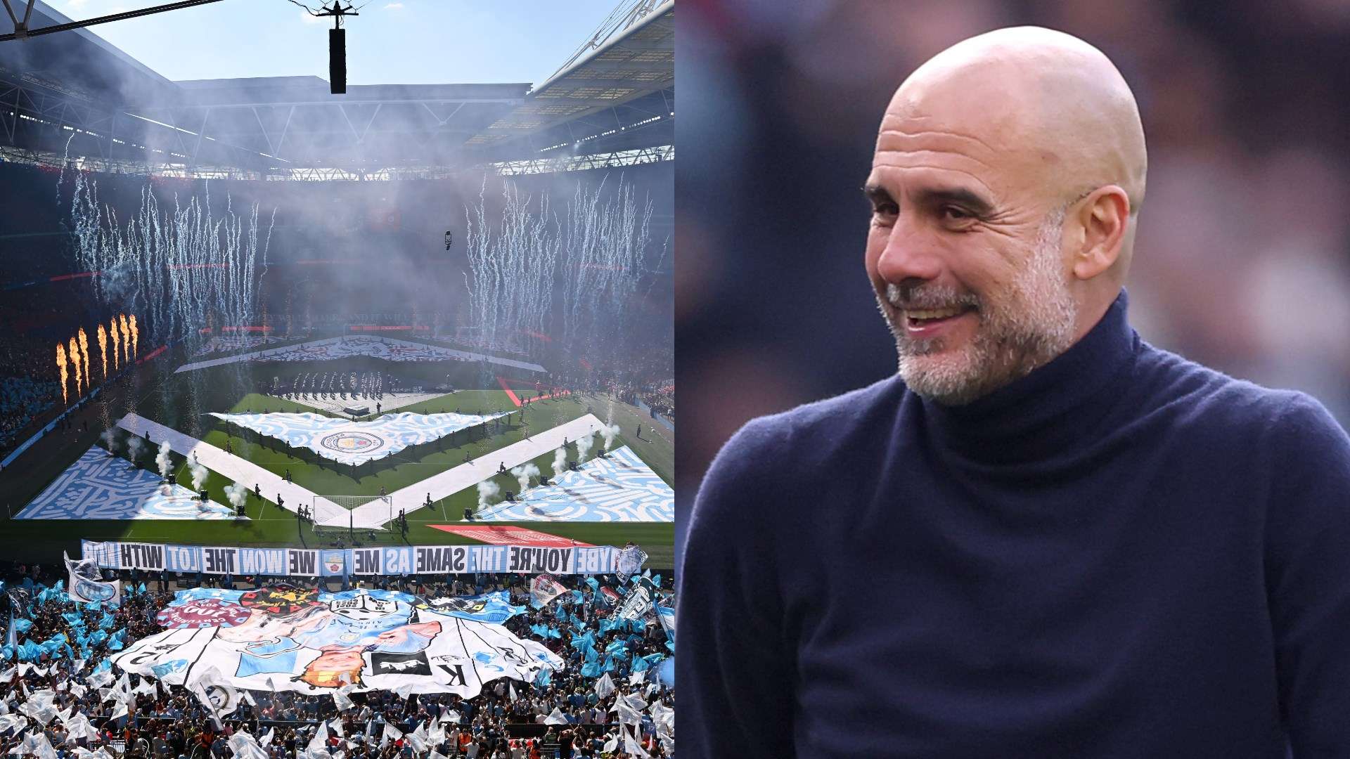 'F*cking fun!' - Guardiola jokes he deserves Wembley tribute  