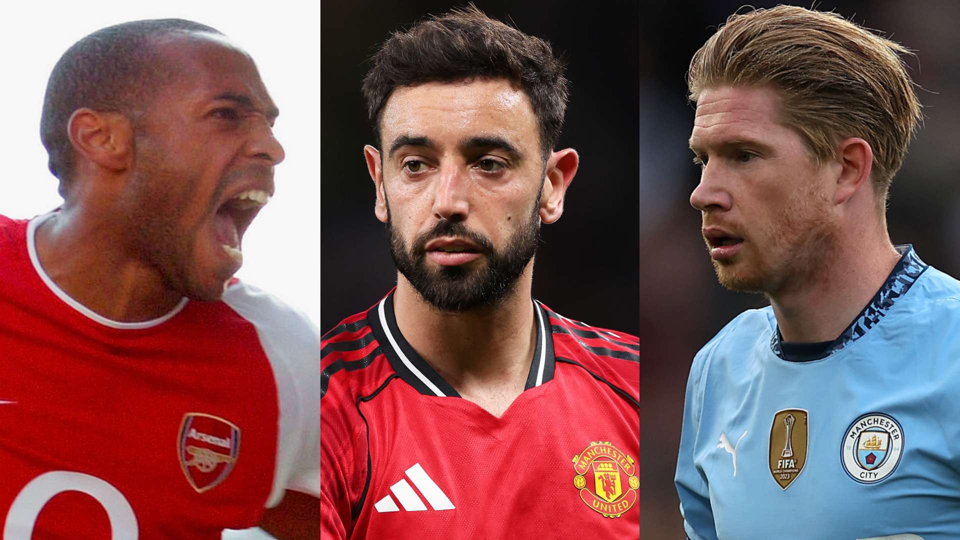 Utd captain Fernandes matches Henry & De Bruyne assist record  