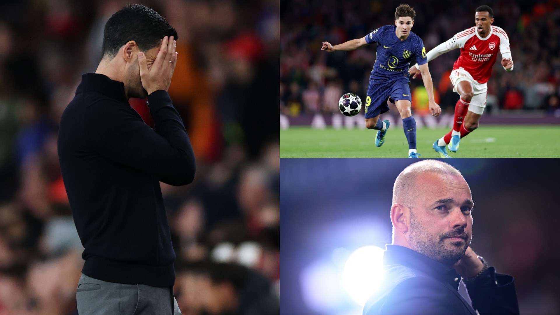 Sneijder says UEFA should have CANCELLED Arsenal vs Atleti before half-time  
