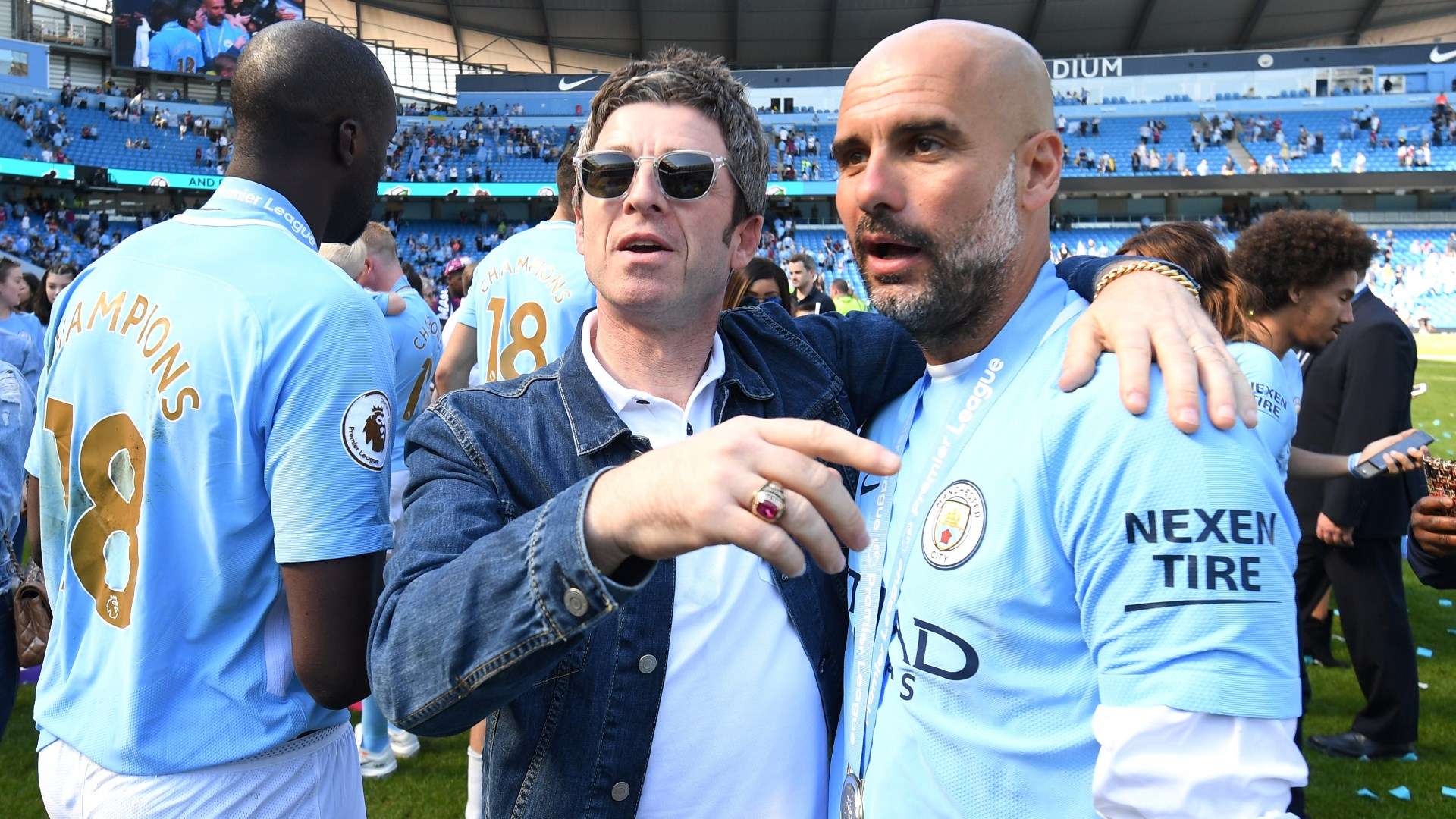 Oasis legend Gallagher backs Guardiola for England job  