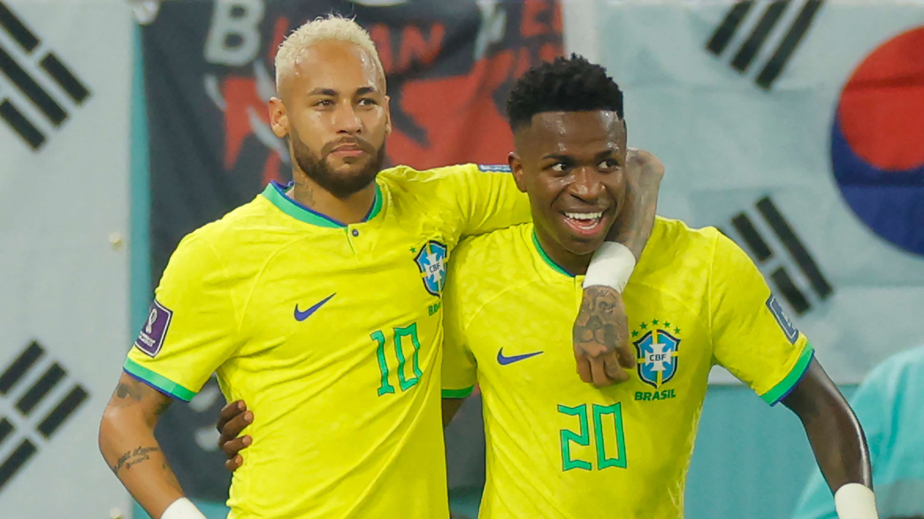 'Neymar is our idol' - Vinicius 'very happy' to see Brazil icon make WC squad  