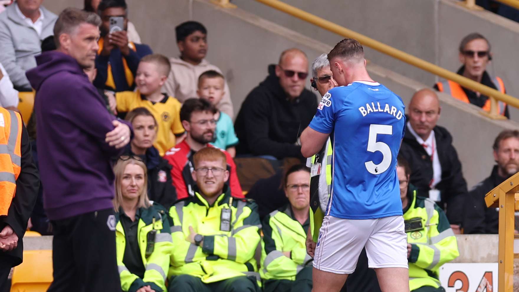 Another HAIR pull red card in Premier League as Ballard sent off  