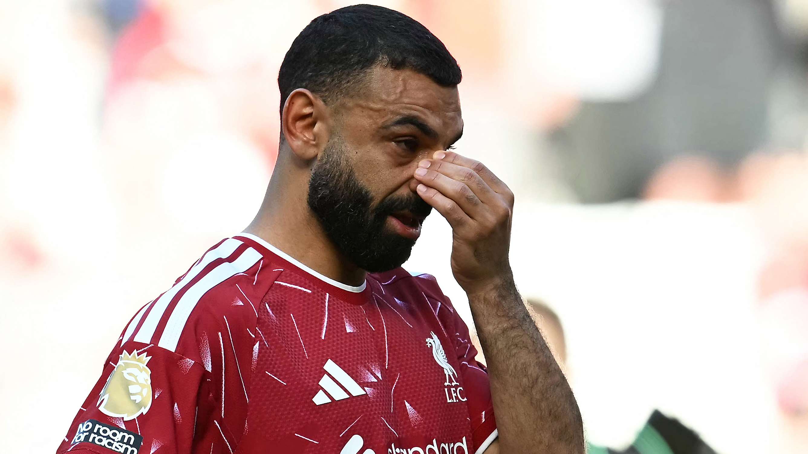 VIDEO: Salah breaks down in tears after final Liverpool appearance  