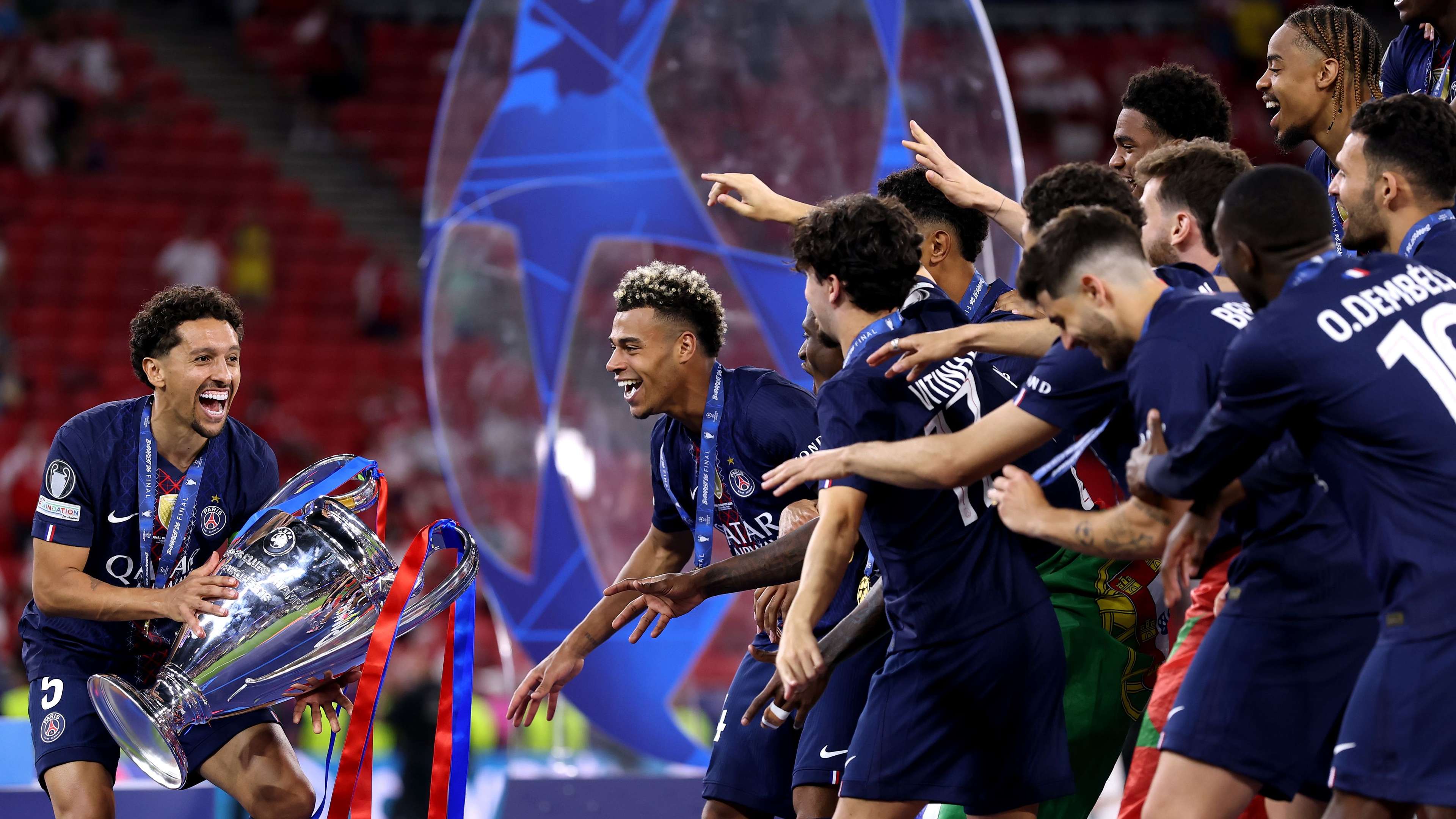 PSG match Real Madrid and Ajax records with UCL final win  
