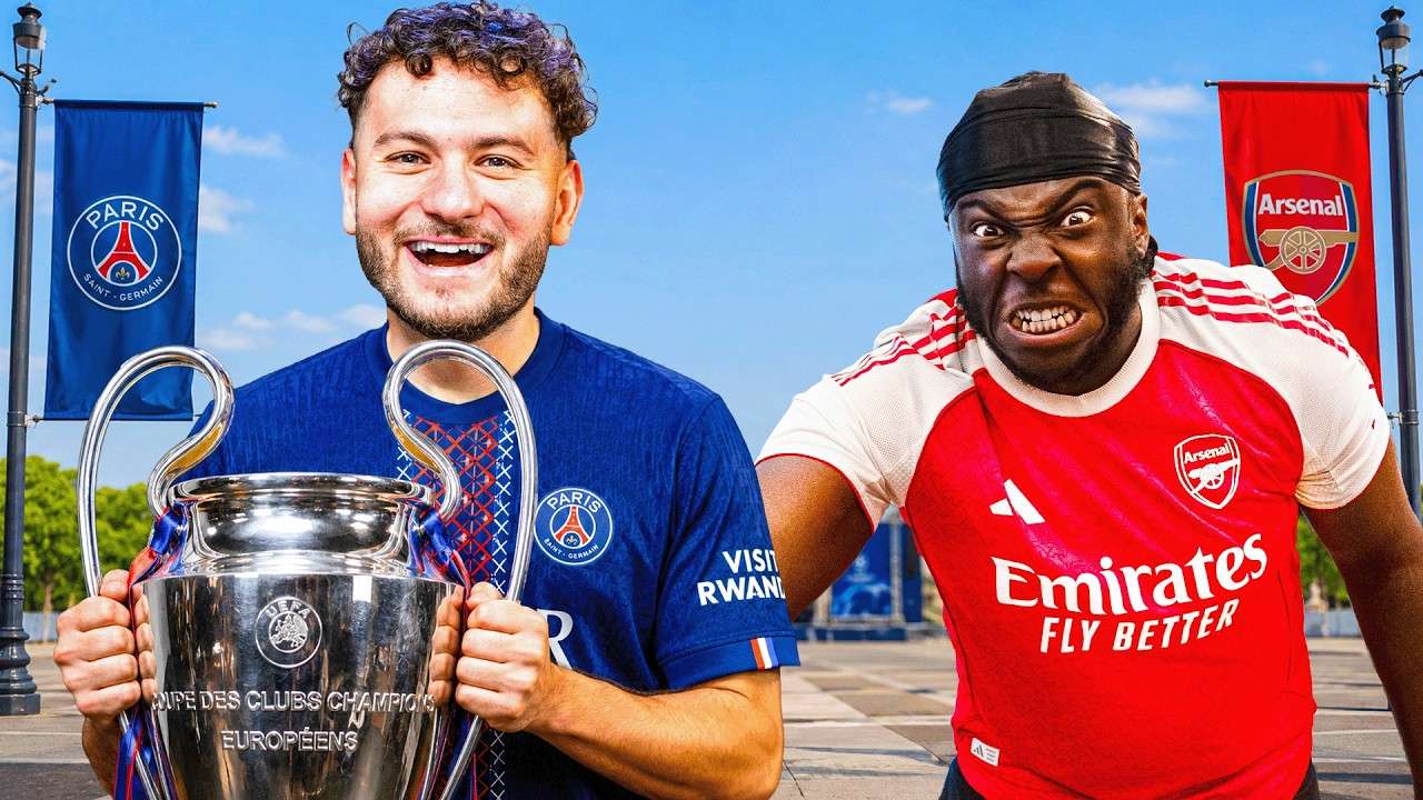 🎥 | PSG or Arsenal?! Front Three host UCL final showdown  