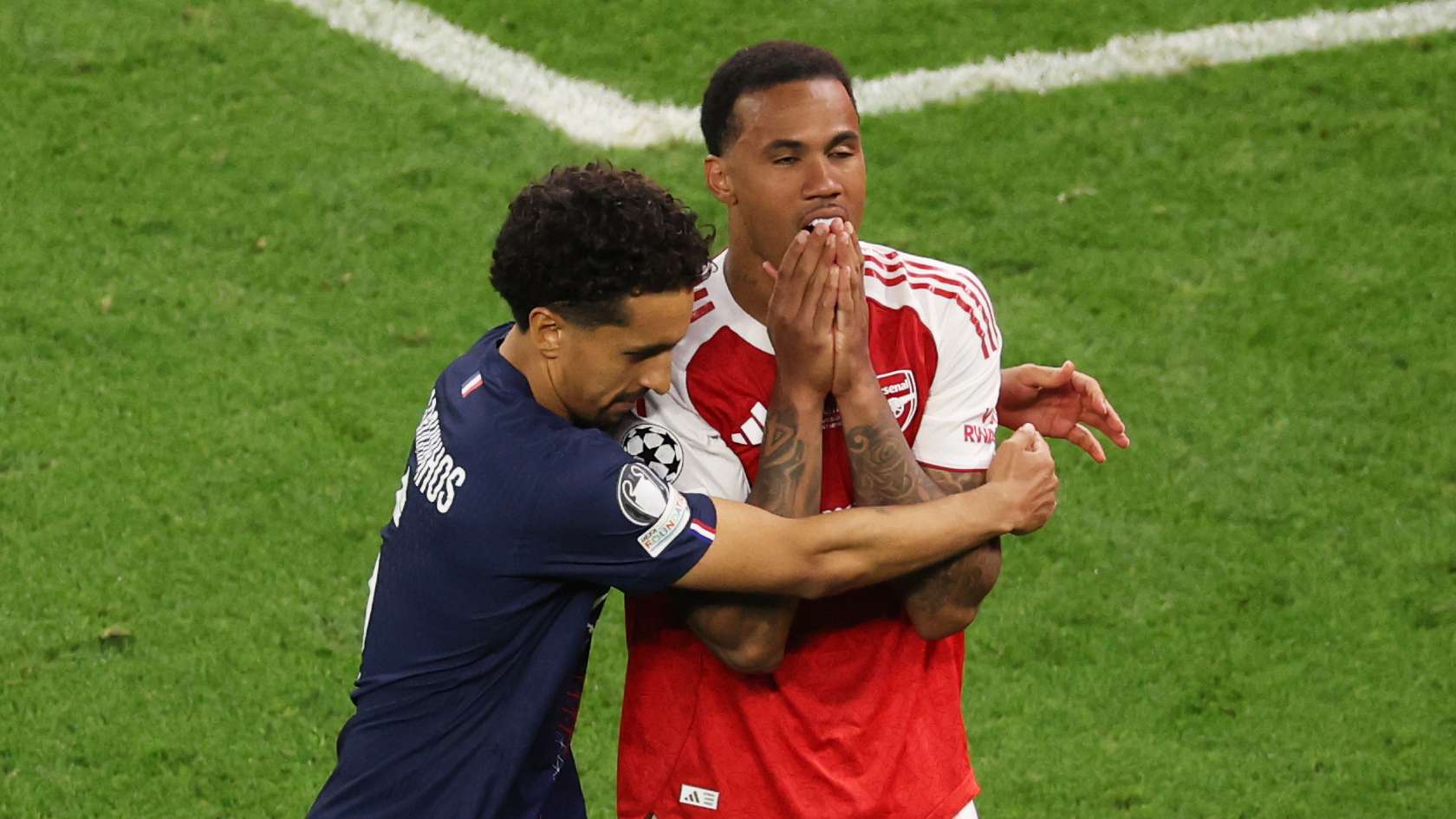 'The best in the world!' - PSG captain reveals message to Gabriel after final heartbreak  