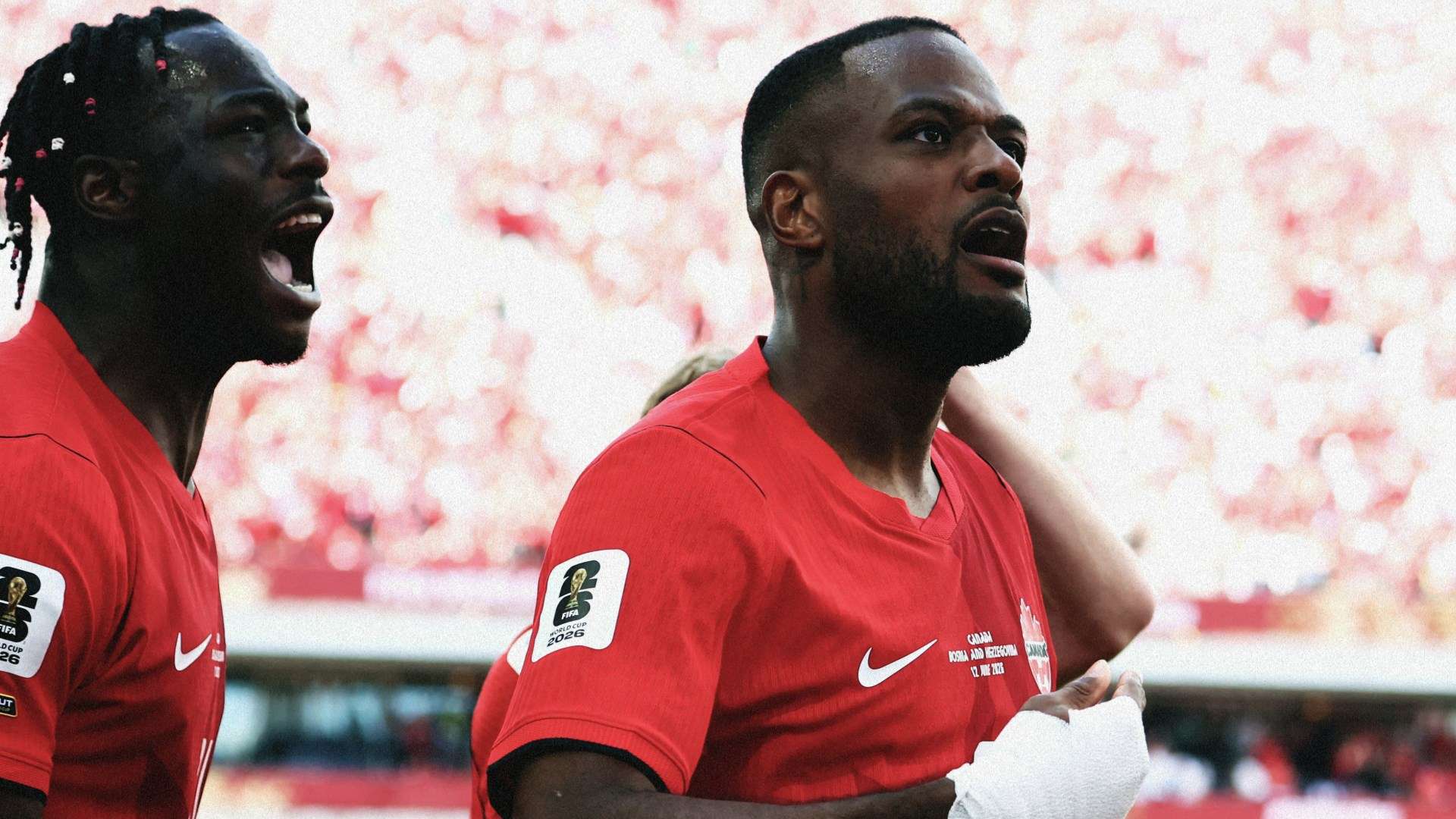 Larin bails out dire David to earn Canada first World Cup point  