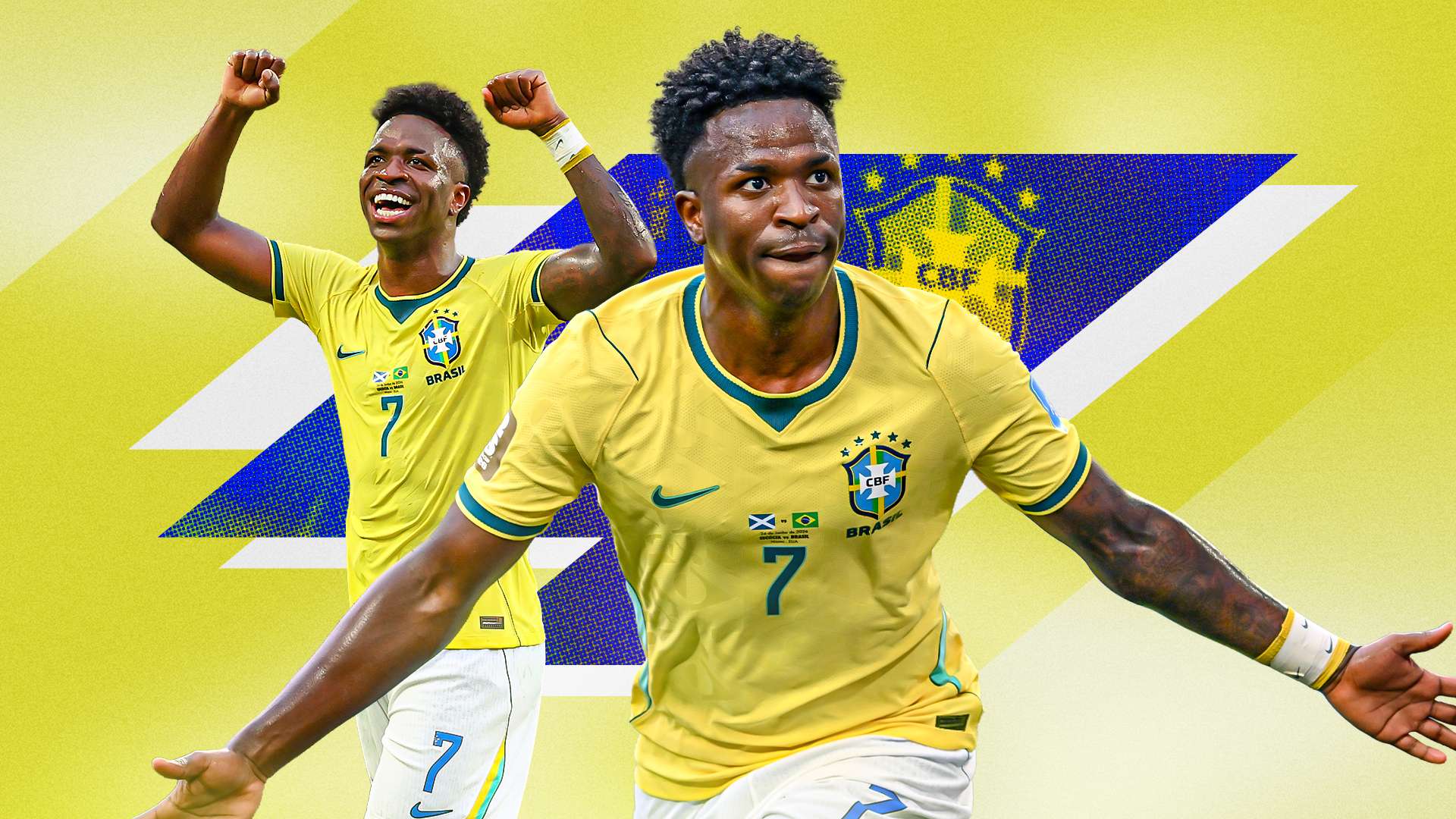 Vinicius carrying Brazil after finally showing up for Selecao  