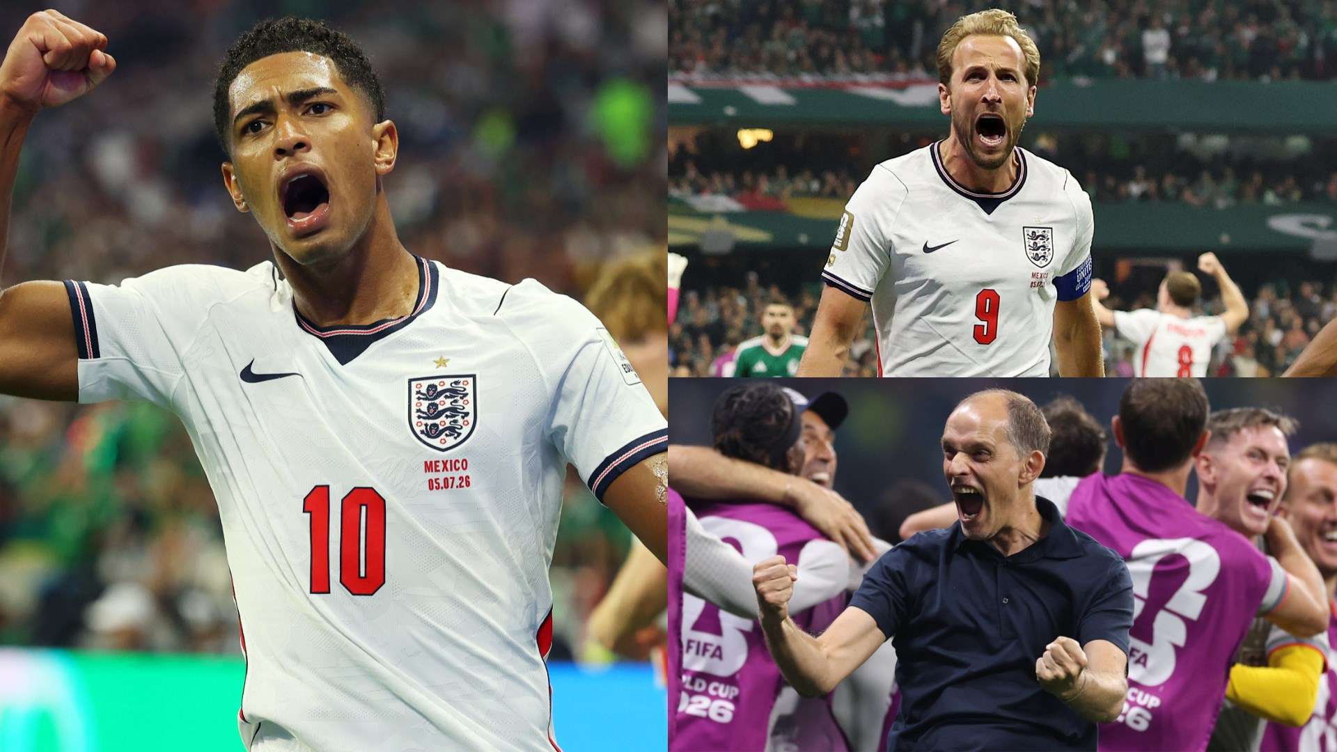 Bellingham, you beauty! 10-man England survive Azteca onslaught  
