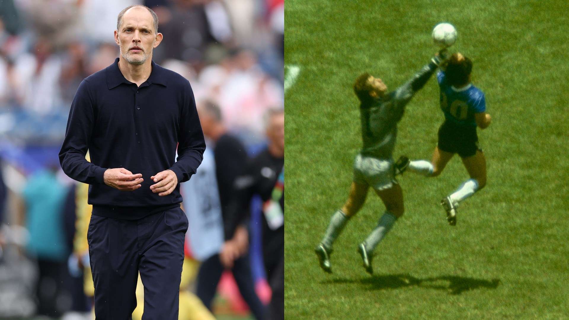 Tuchel says England owed 'karma' for Maradona's 'Hand of God' at the Azteca  