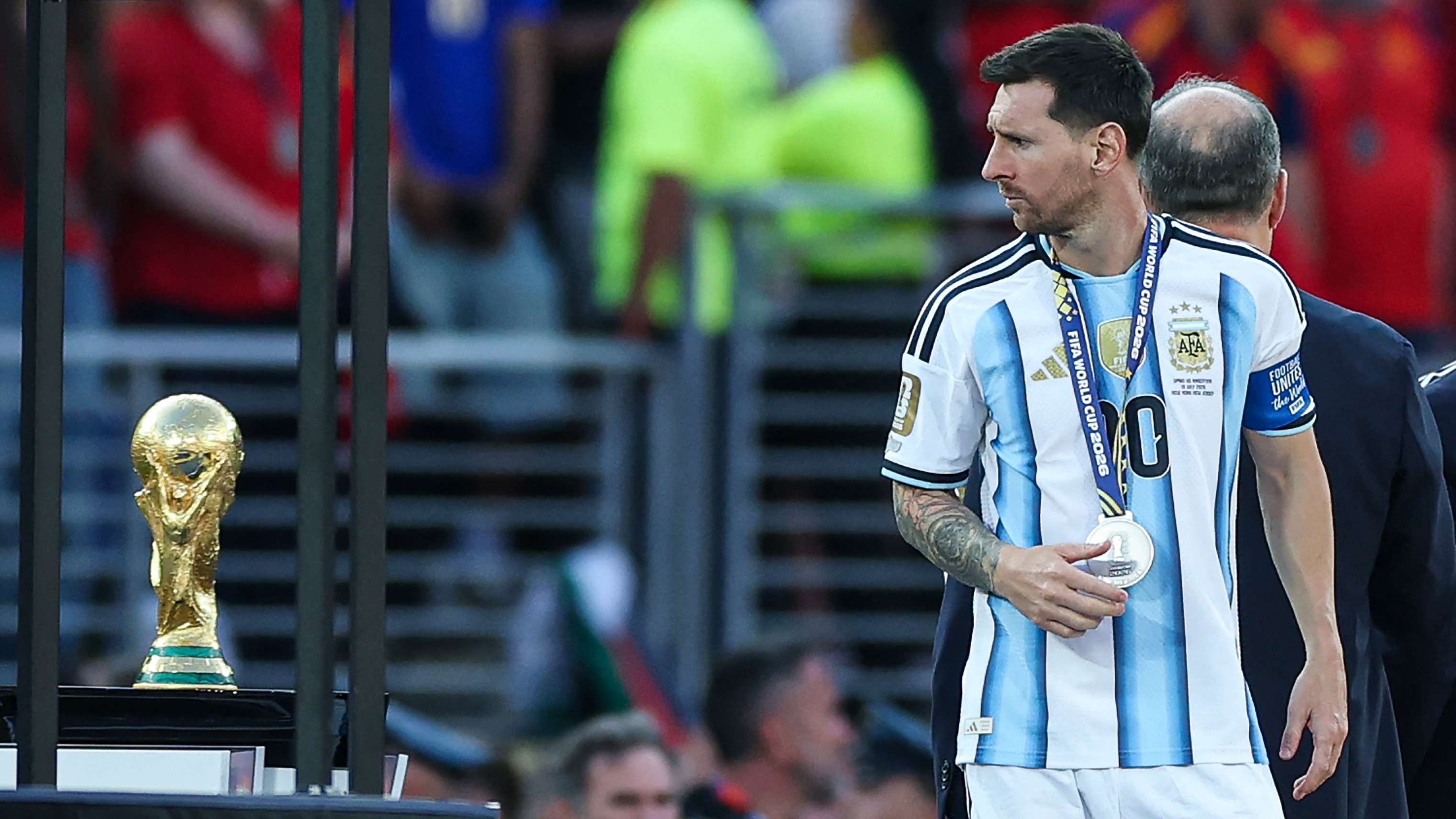 Roccuzzo tells Messi he will 'always be the best' after Argentina's World Cup final defeat  