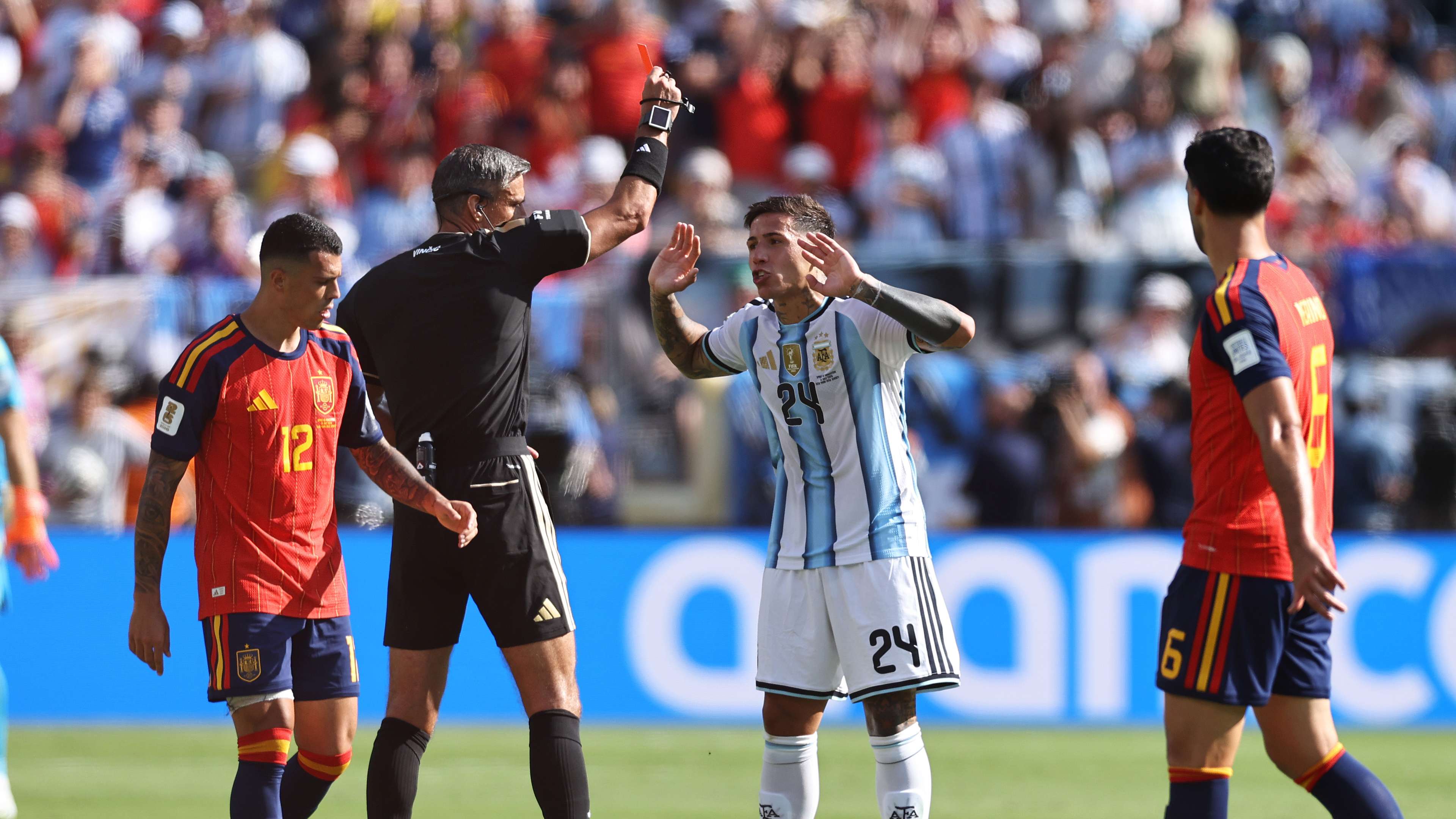 Fernandez releases emotional statement after red card in World Cup final  