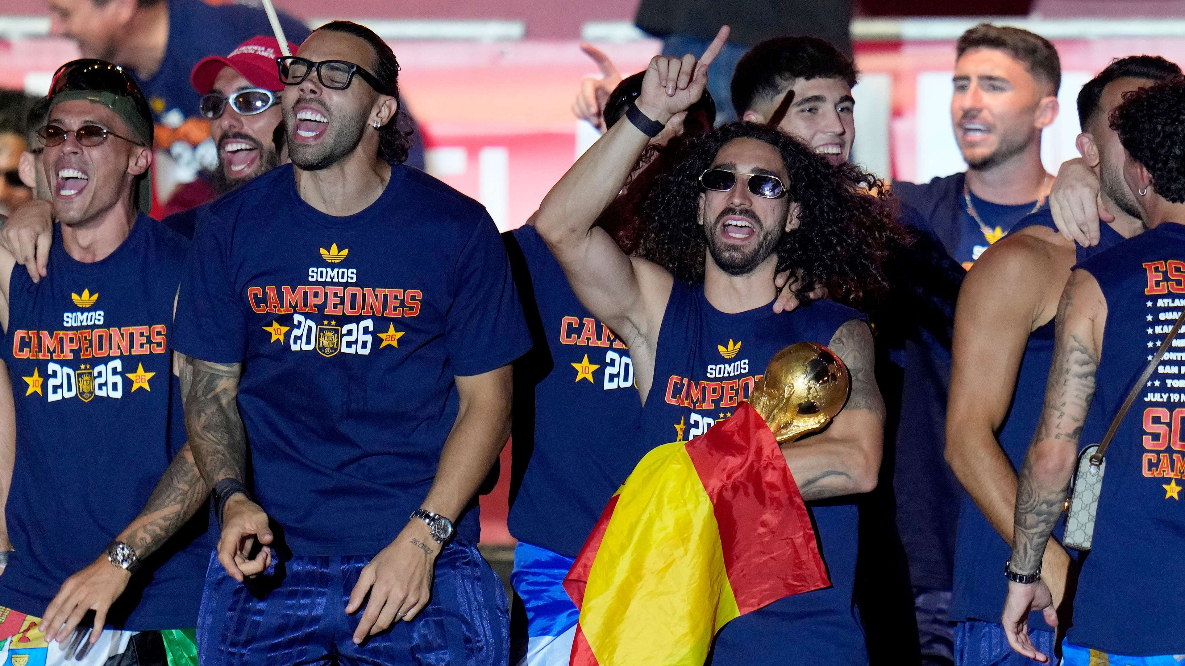 On video: "Haaland trembles"... Cucurella brings back the provocative song during Spain's celebrations  