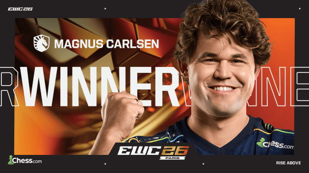 🐐 Magnus Carlsen Retains Chess Esports World Cup Title In Paris  