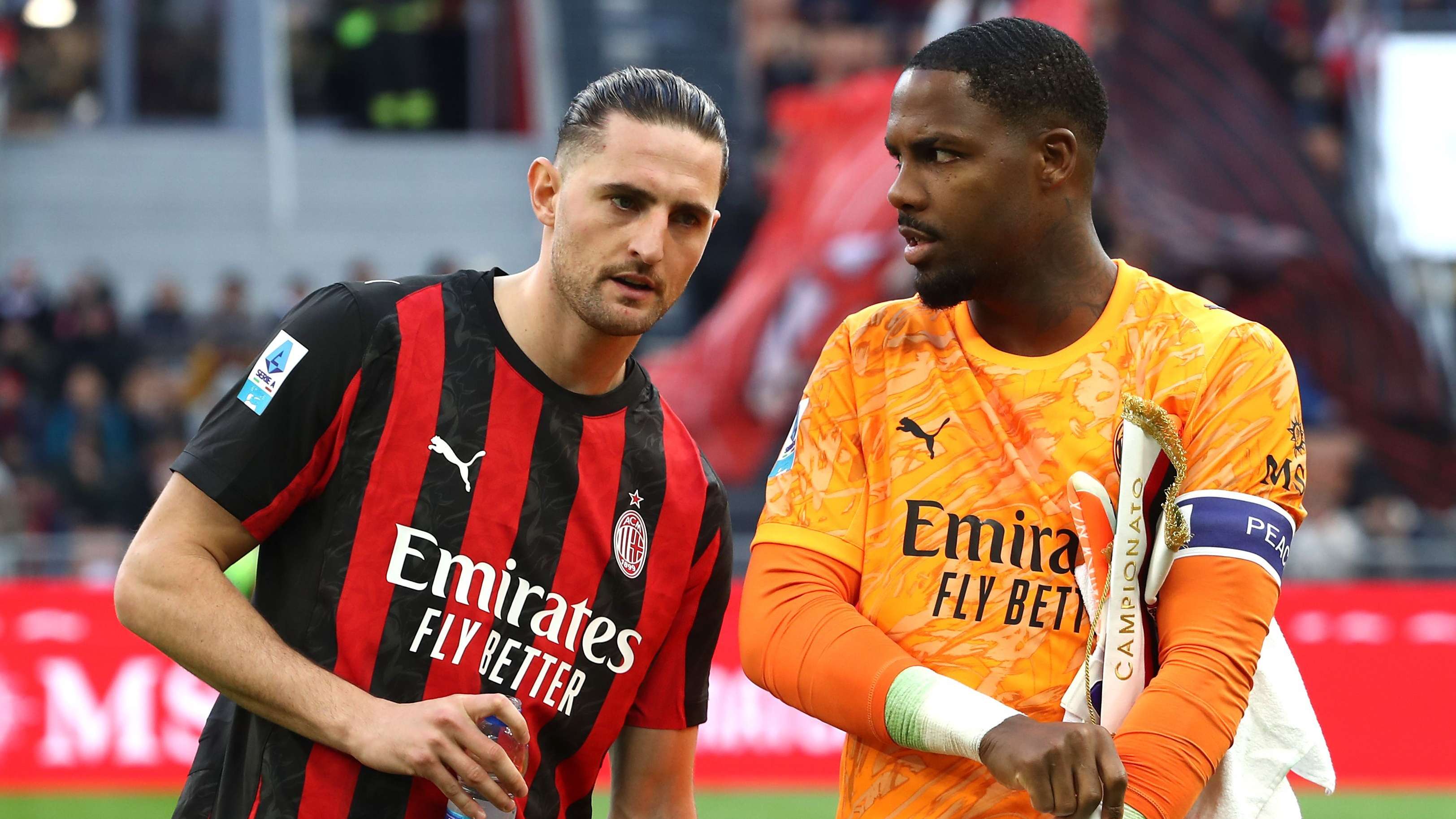 Maignan & Rabiot return to Milan training after extended breaks  