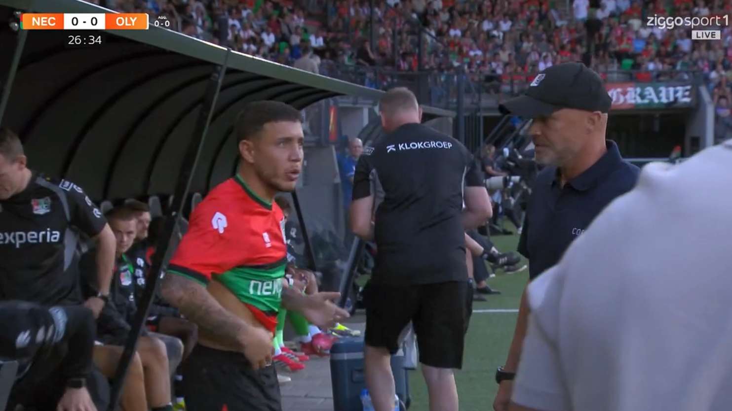 Substitution at NEC is delayed for several minutes for a bizarre reason: ‘This is unbelievable!’  